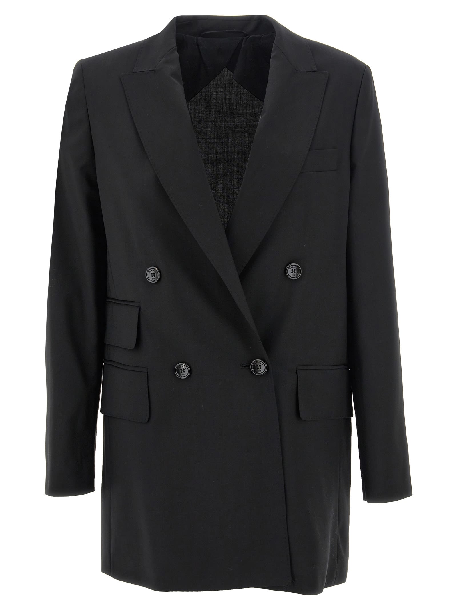 Shop Max Mara Nebbie Blazer In Black