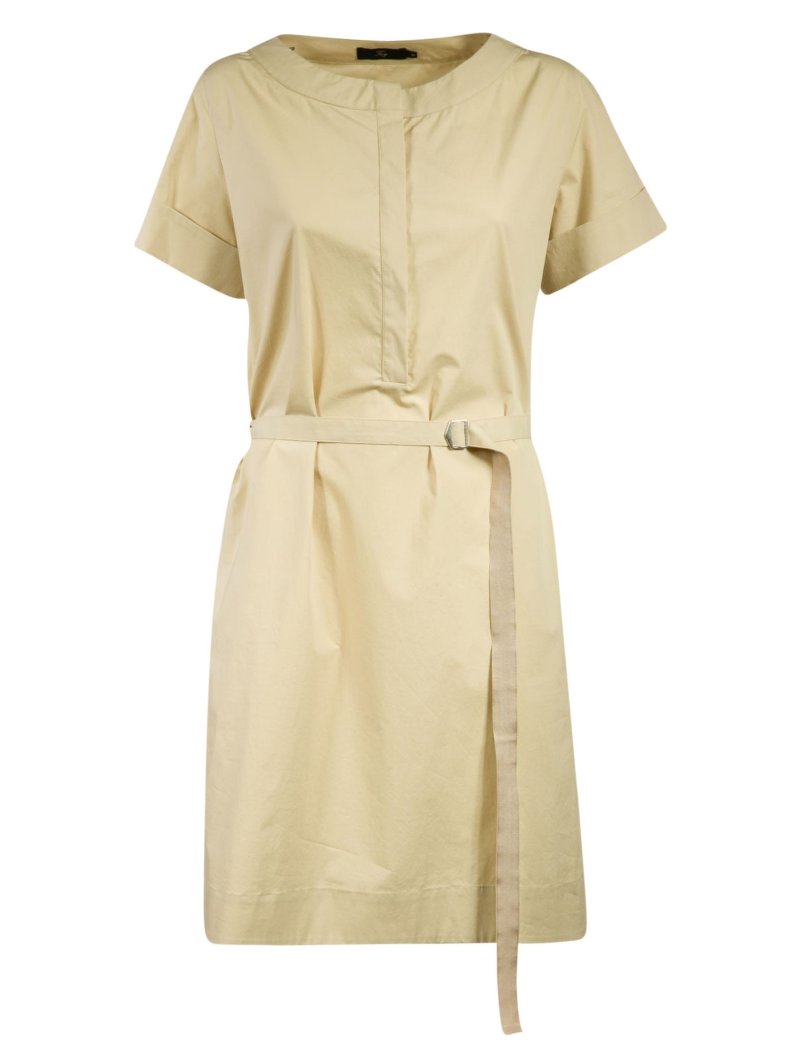 Fay Cottons BELTED WAIST DRESS