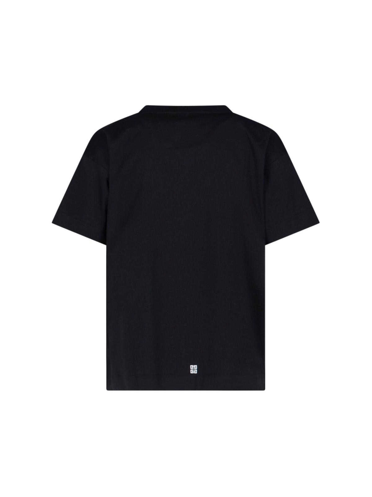 Shop Givenchy Printed T-shirt In Nero