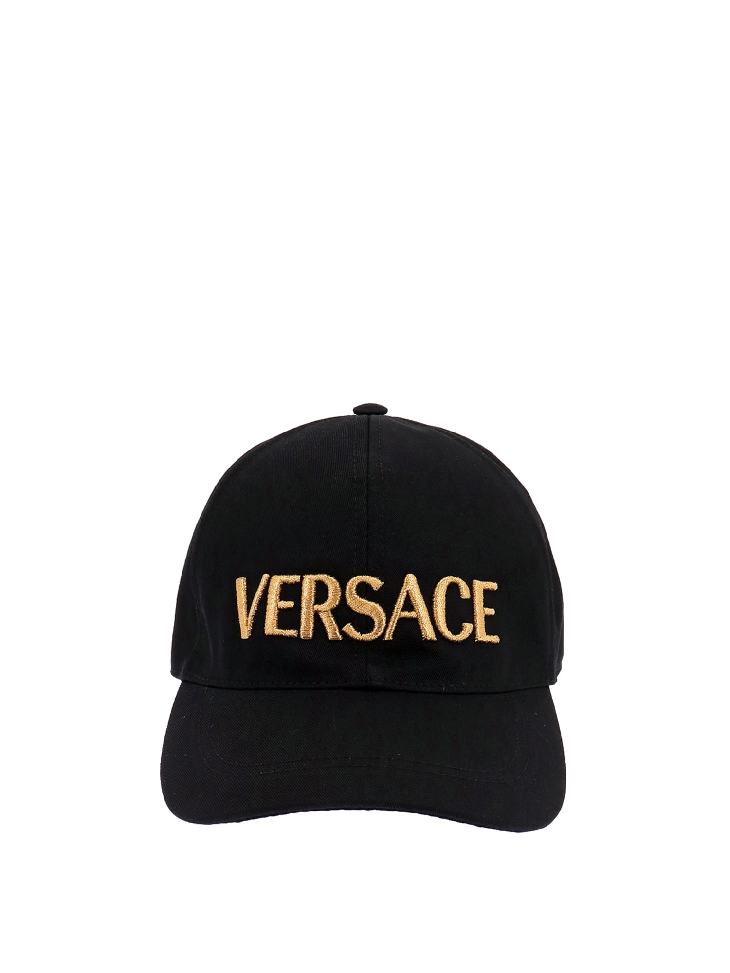 Shop Versace Hat In Nero