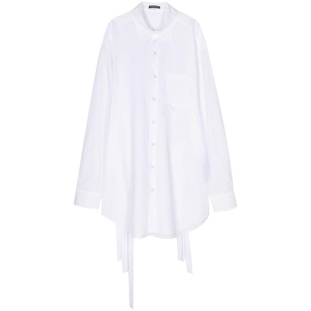 Shop Ann Demeulemeester Buttoned Shirt In White