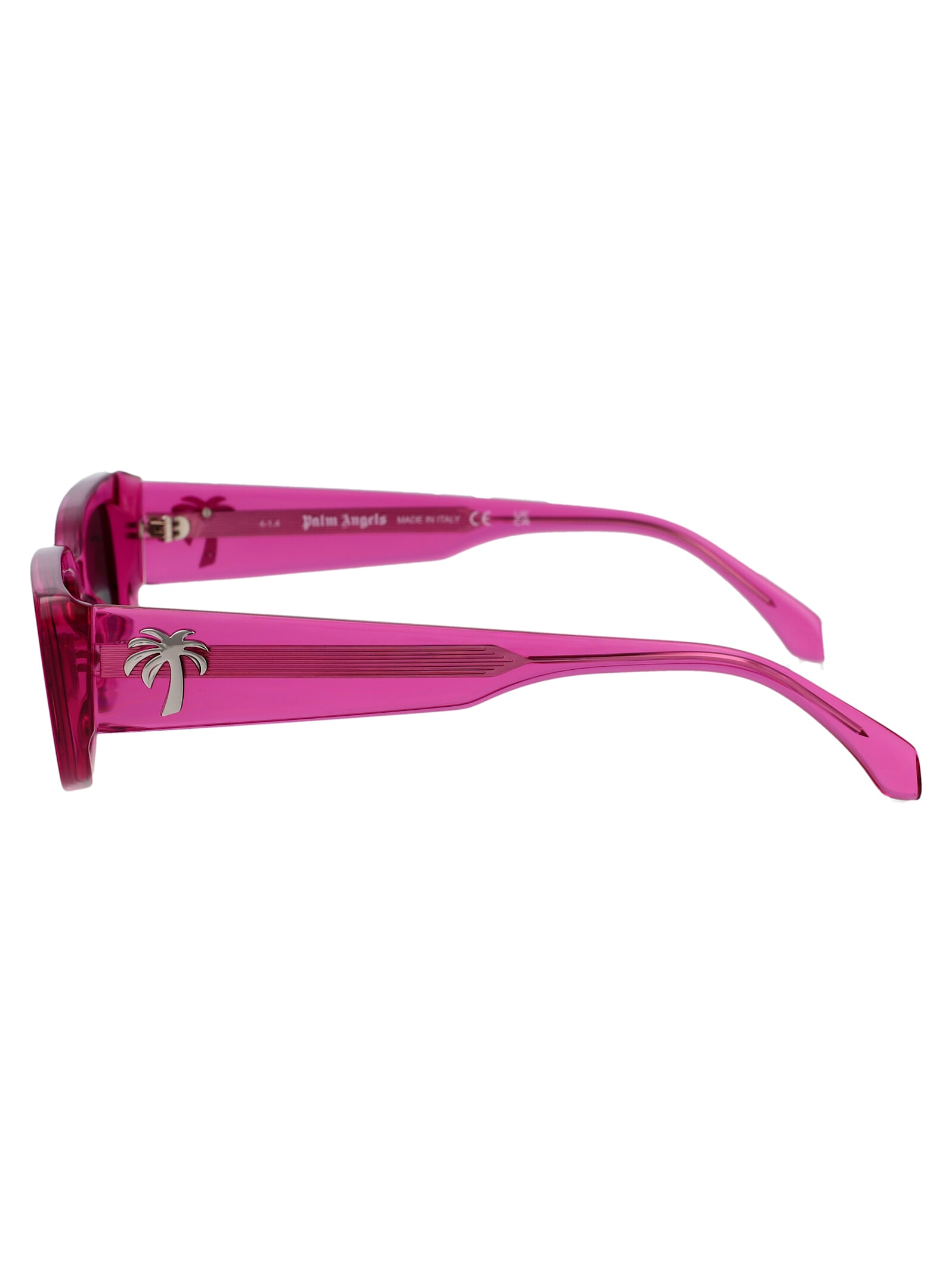 Shop Palm Angels Yosemite Sunglasses In 3007 Pink