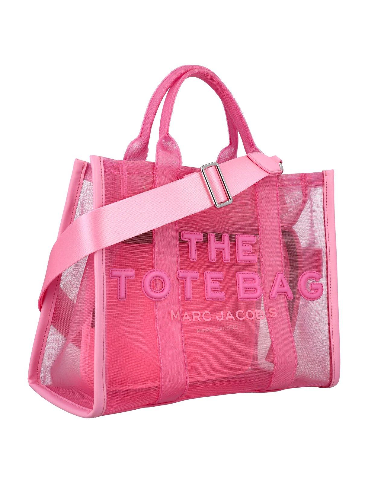 Shop Marc Jacobs The Mesh Medium Tote Bag In Rosa