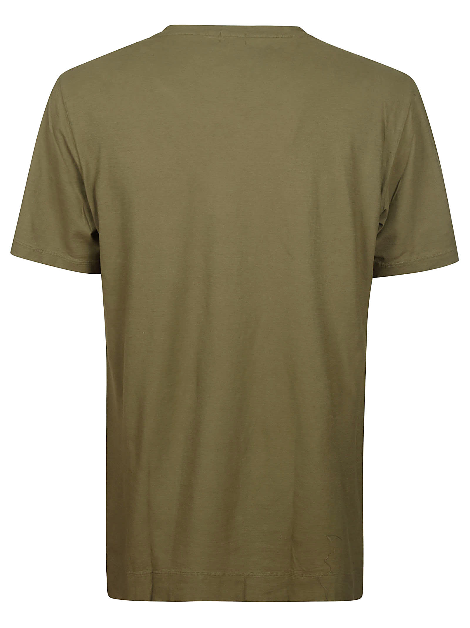 Shop Massimo Alba T-shirt In Green Desert