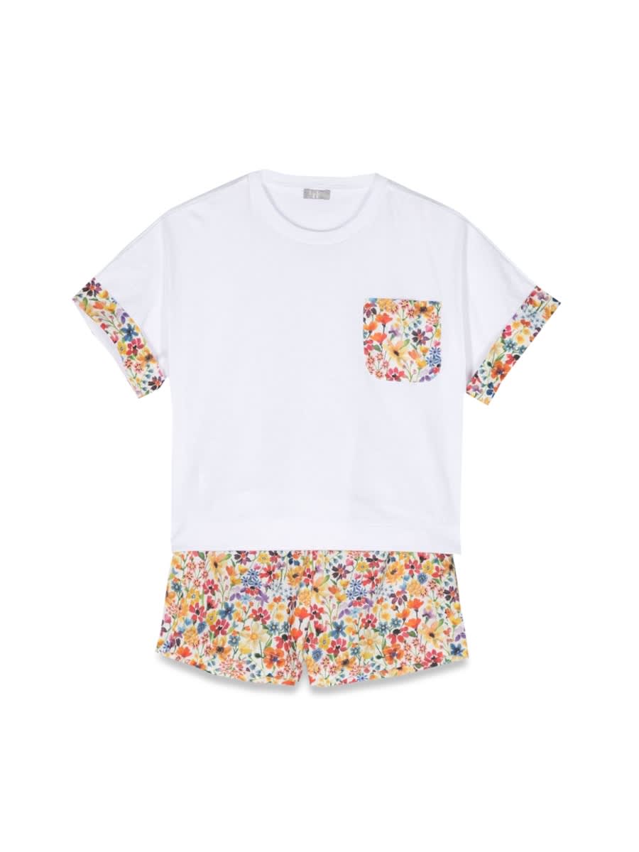 Il Gufo Kids' Two-piece Suit In Multicolour