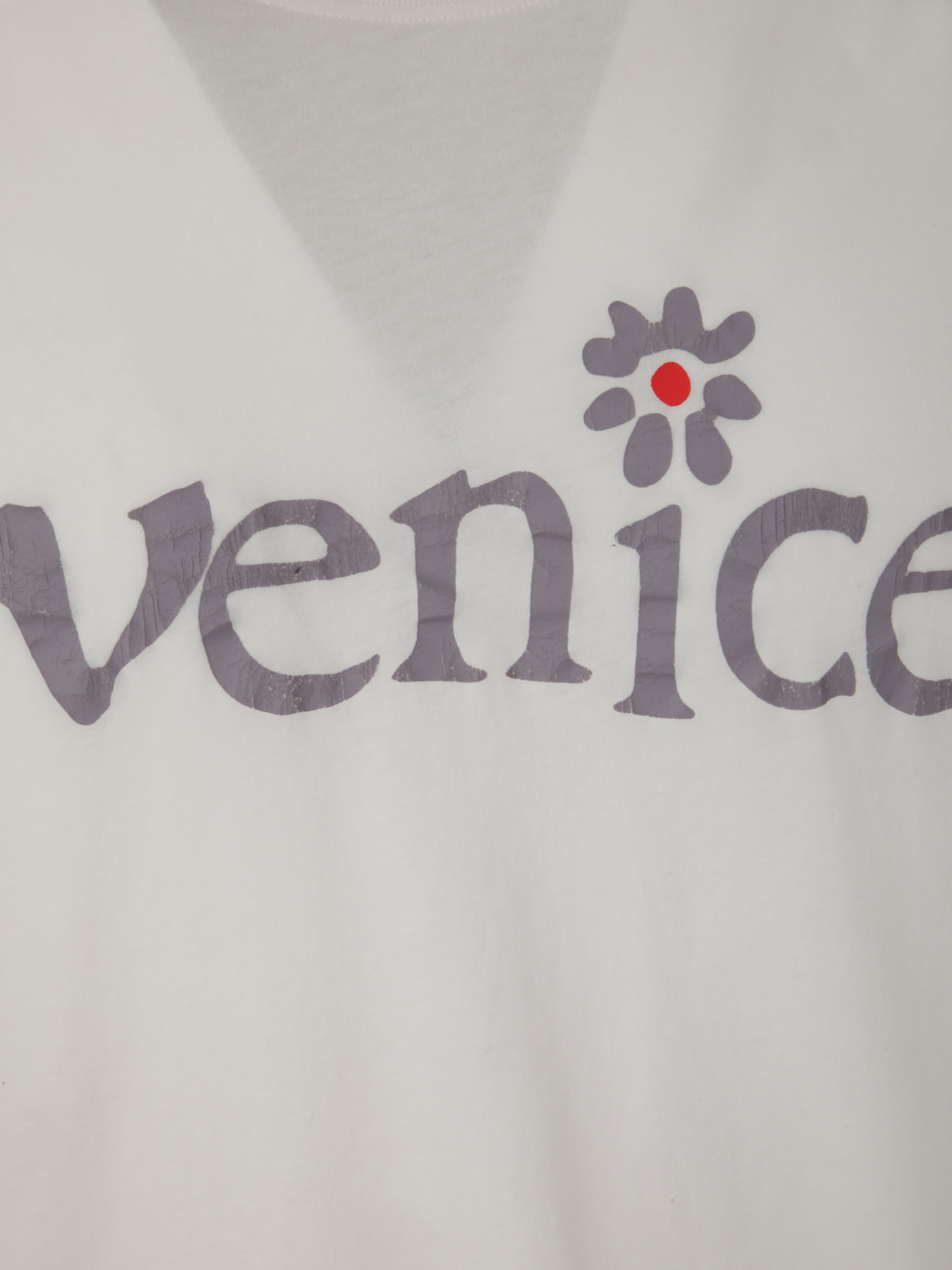 Shop Erl Unisex Venice Tshirt Knit In White