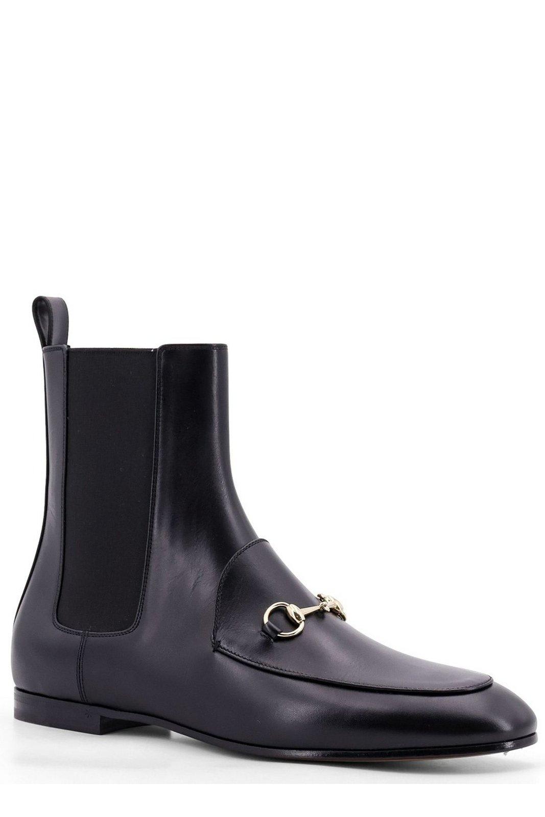 Shop Gucci Jordaan Boots In Black/black