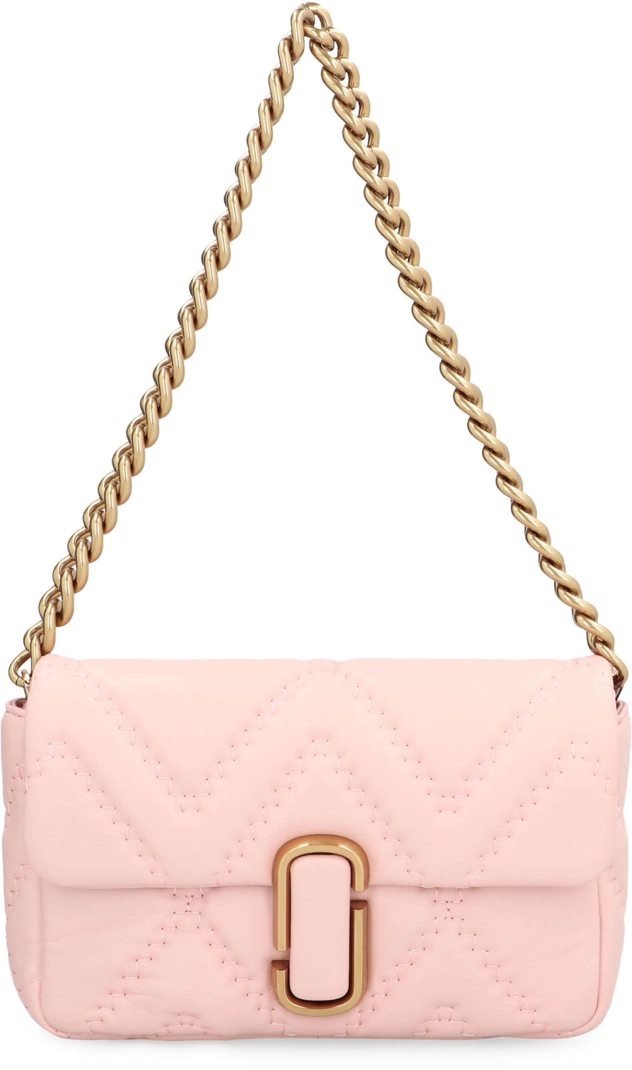 Marc Jacobs J Marc Leather Mini Crossbody Bag In Pink