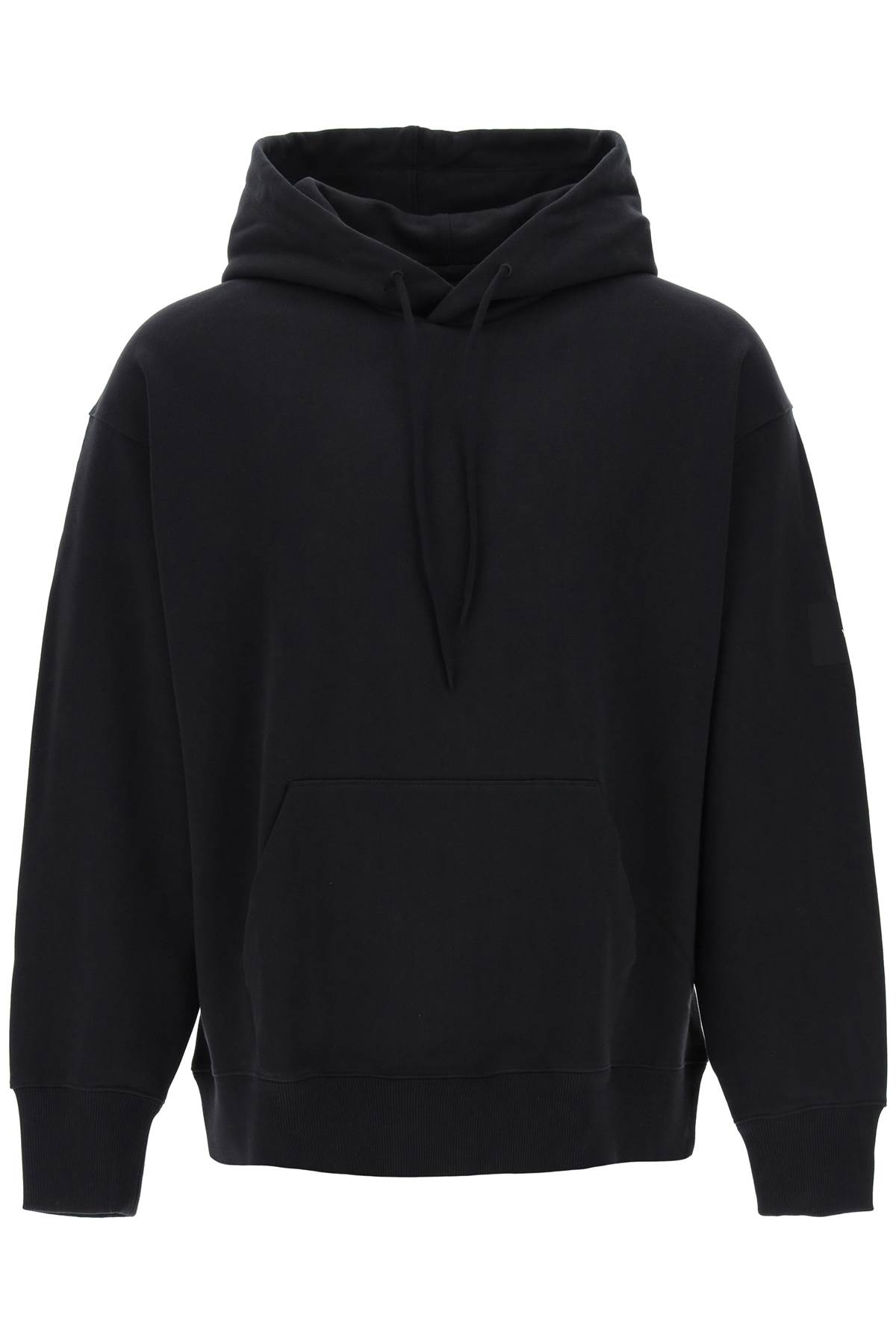 Shop Y-3 Oversized Hoodie Fleece In Black