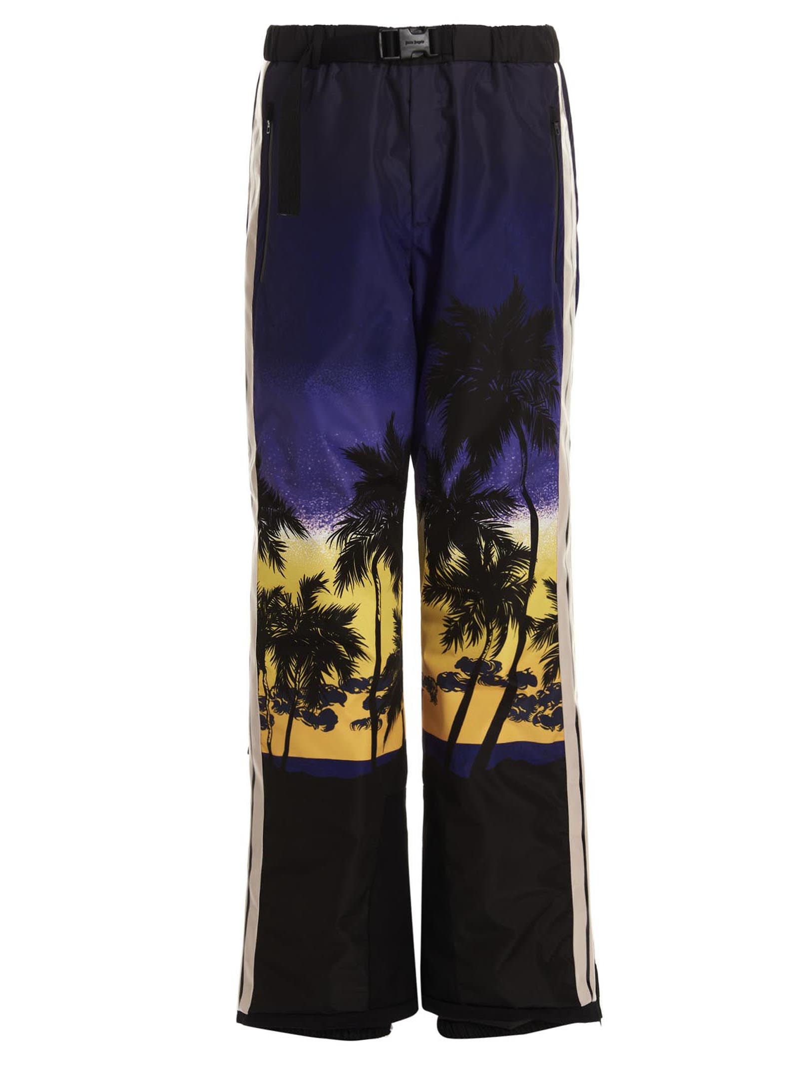 Shop Palm Angels Palm Sunset Ski Pants In Purple