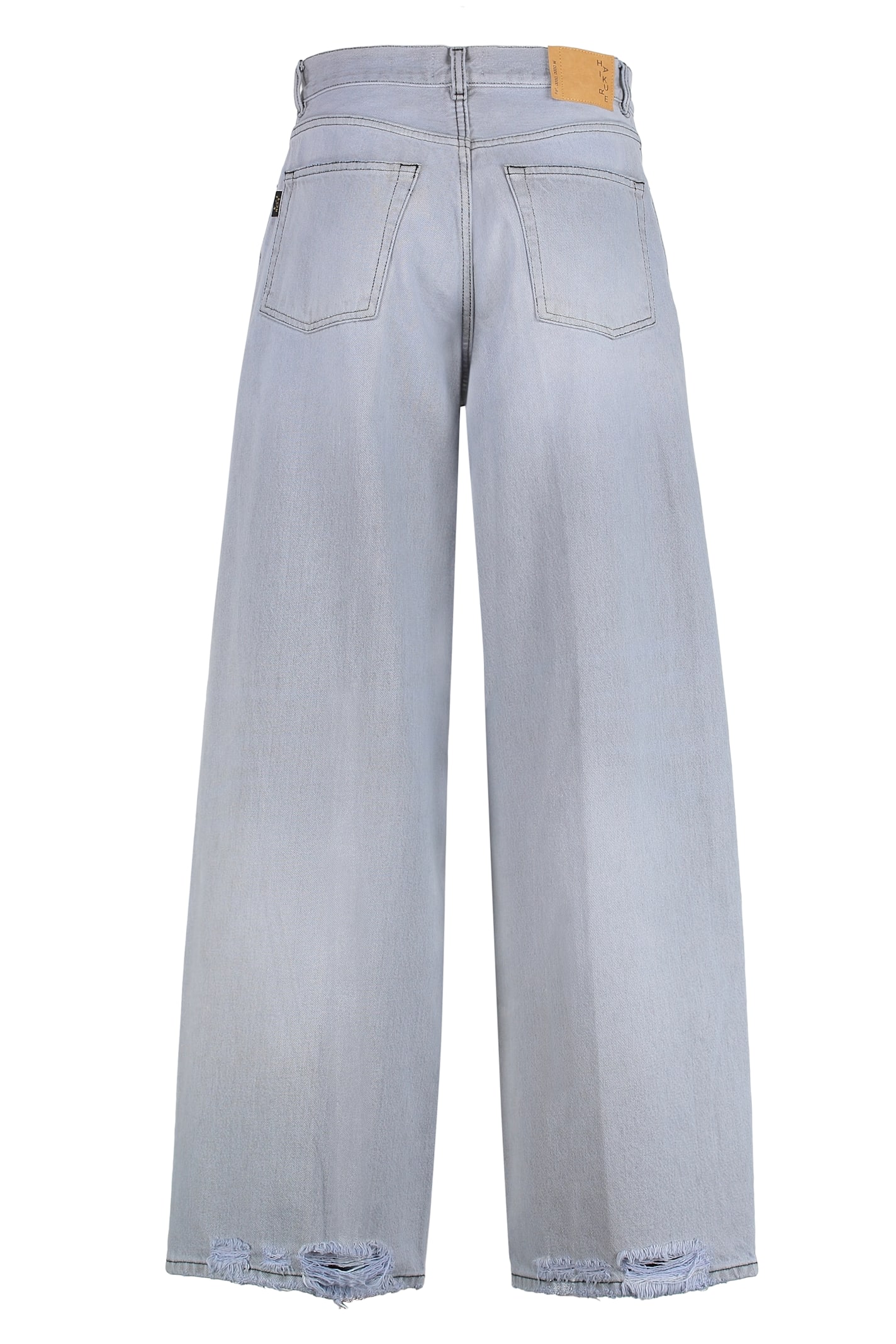 Shop Haikure Bethany Wide-leg Jeans In Blue