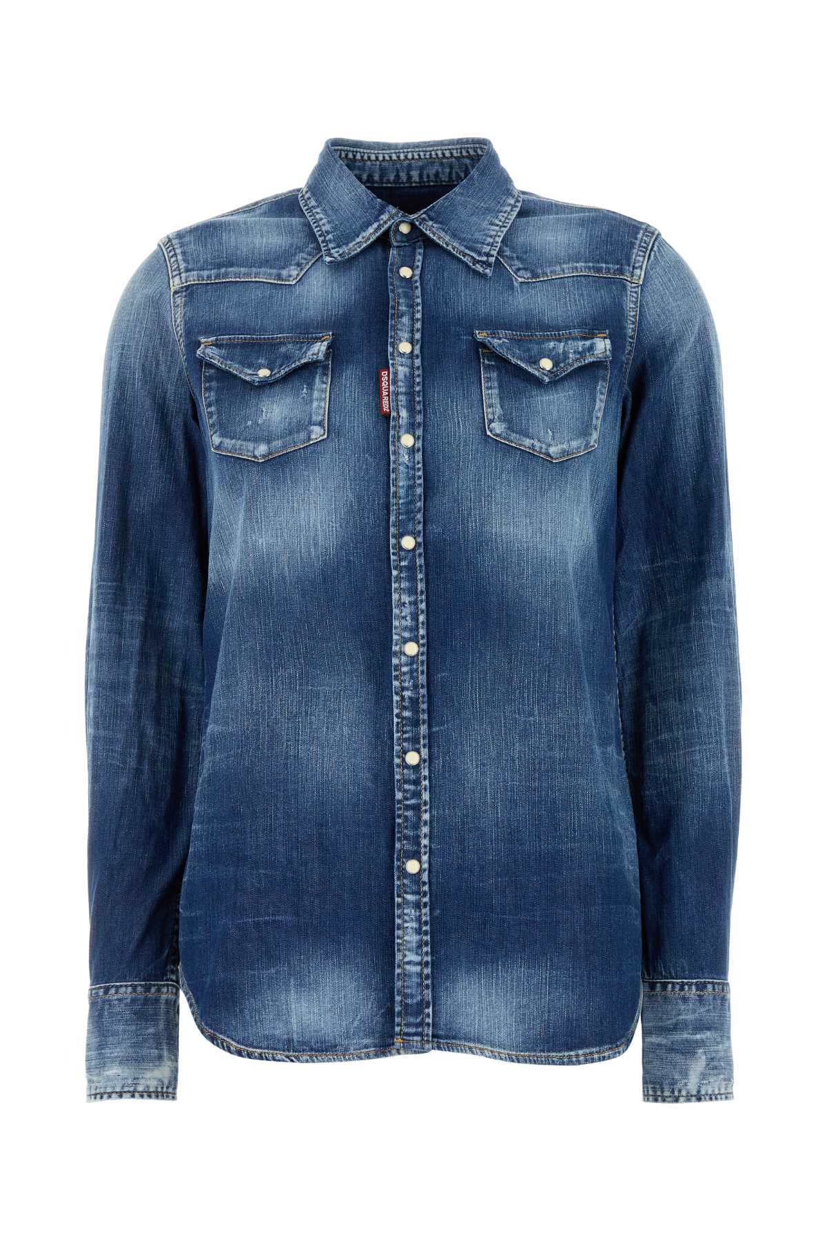 Stretch Denim Western Shirt