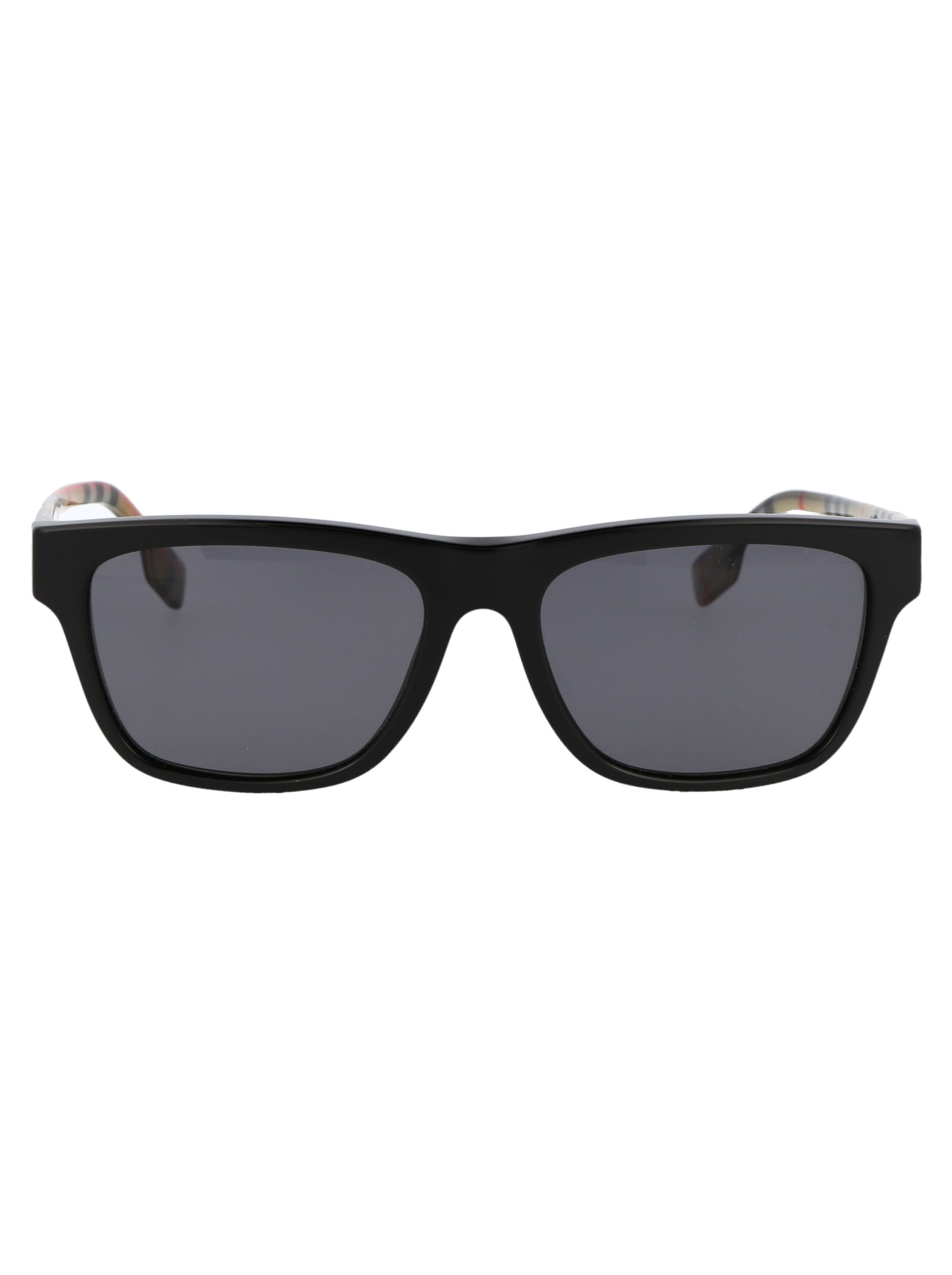 Shop Burberry Eyewear 0be4293 Sunglasses In 377381 Black