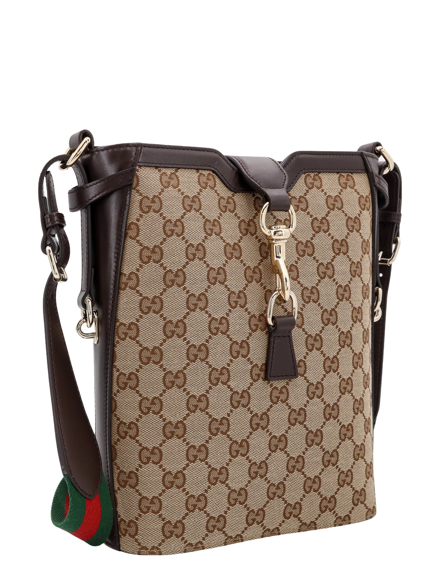 Shop Gucci Bucket Bag In Beige