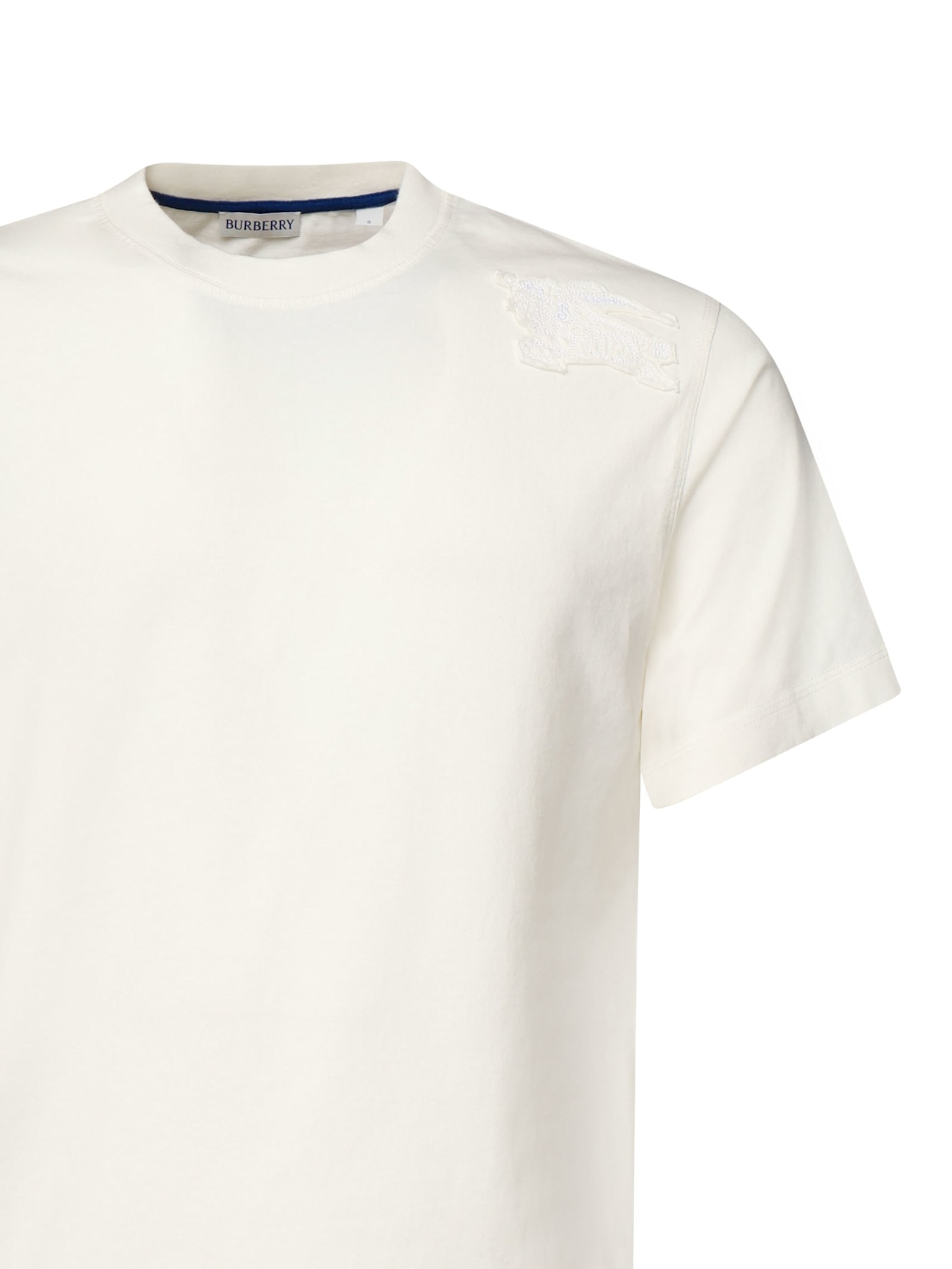 Burberry Ekd Logo T-shirt In White