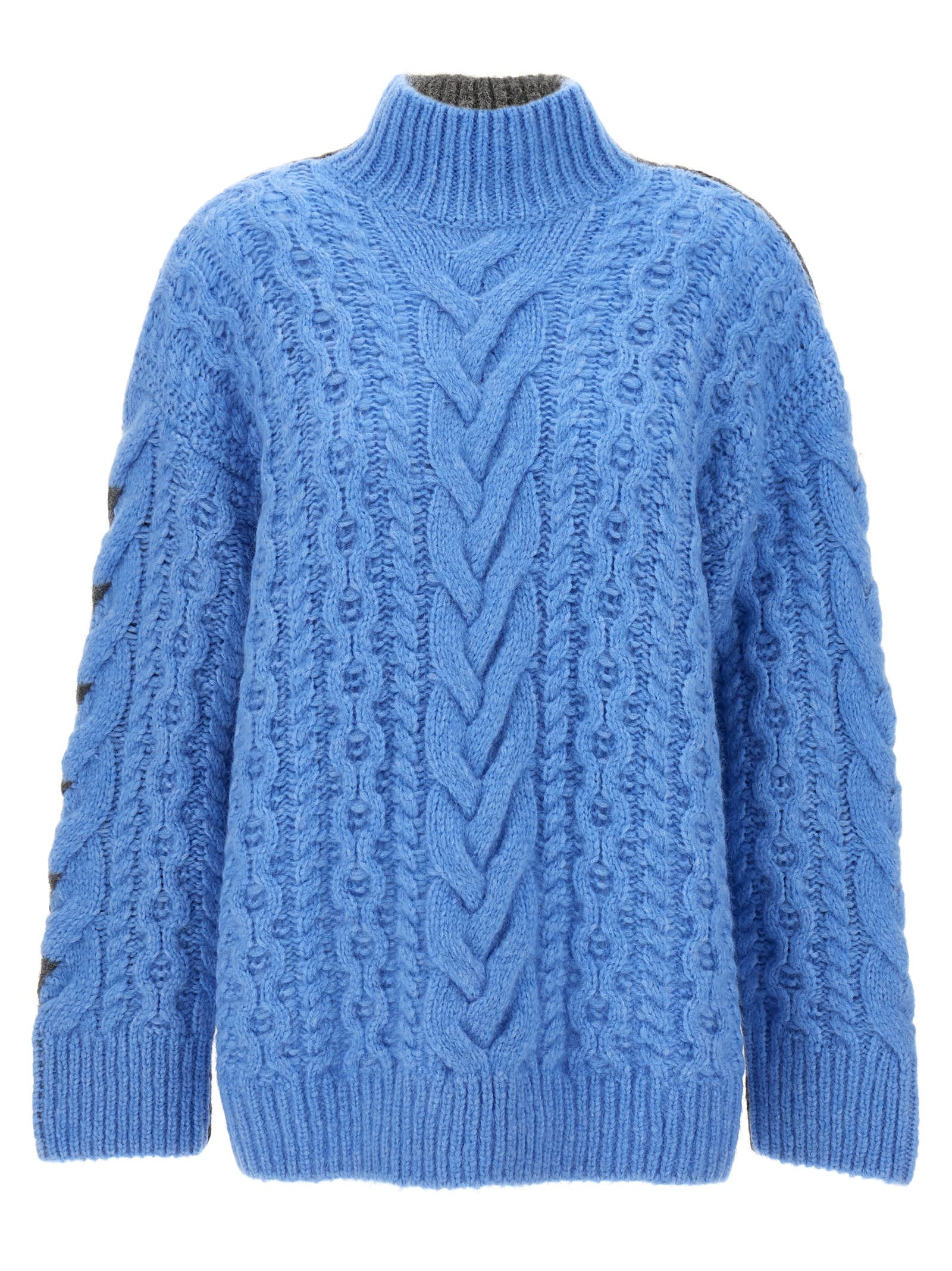 Shop Stella Mccartney Two-tone Sweater In Multicolor