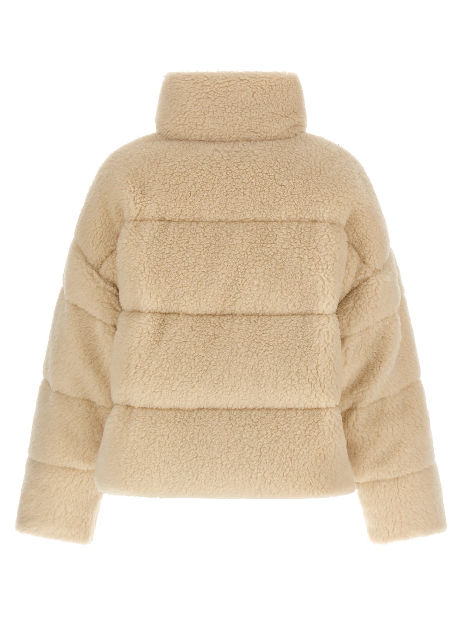 Weekend Max Mara Alfredo Down Jacket In Neutral