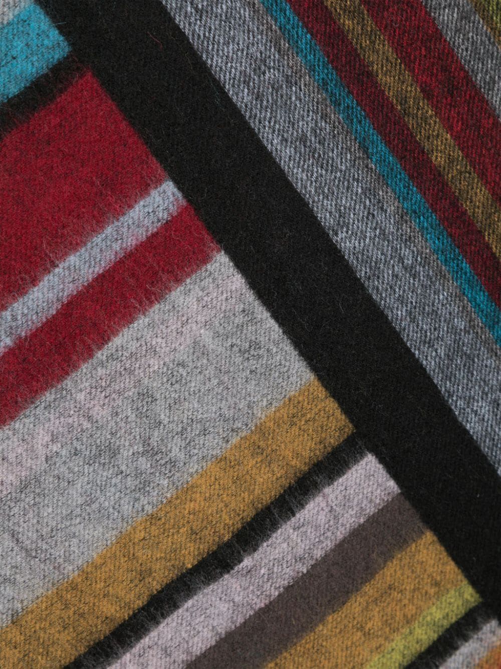 Shop Paul Smith Men Scarf Signature Mash Up In Multi