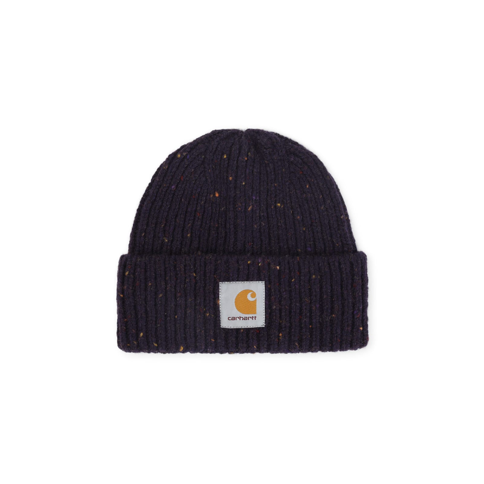 Carhartt Wip Speckled Lokers Black Wool Anglistic Beanie In Black