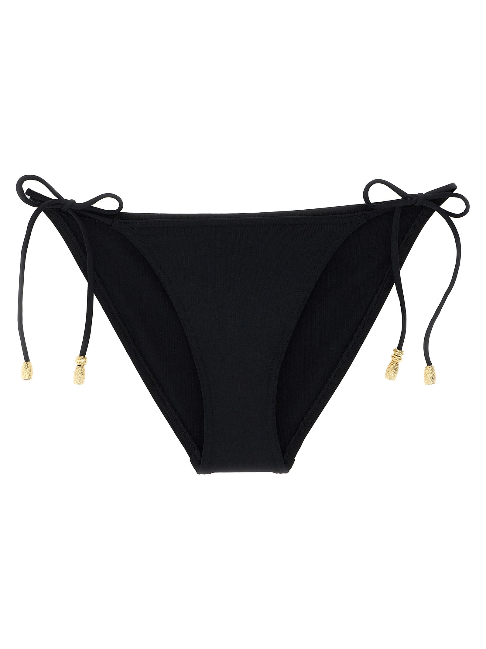 Eres Bikini Bottoms Tie-side Gold Accents In Blue