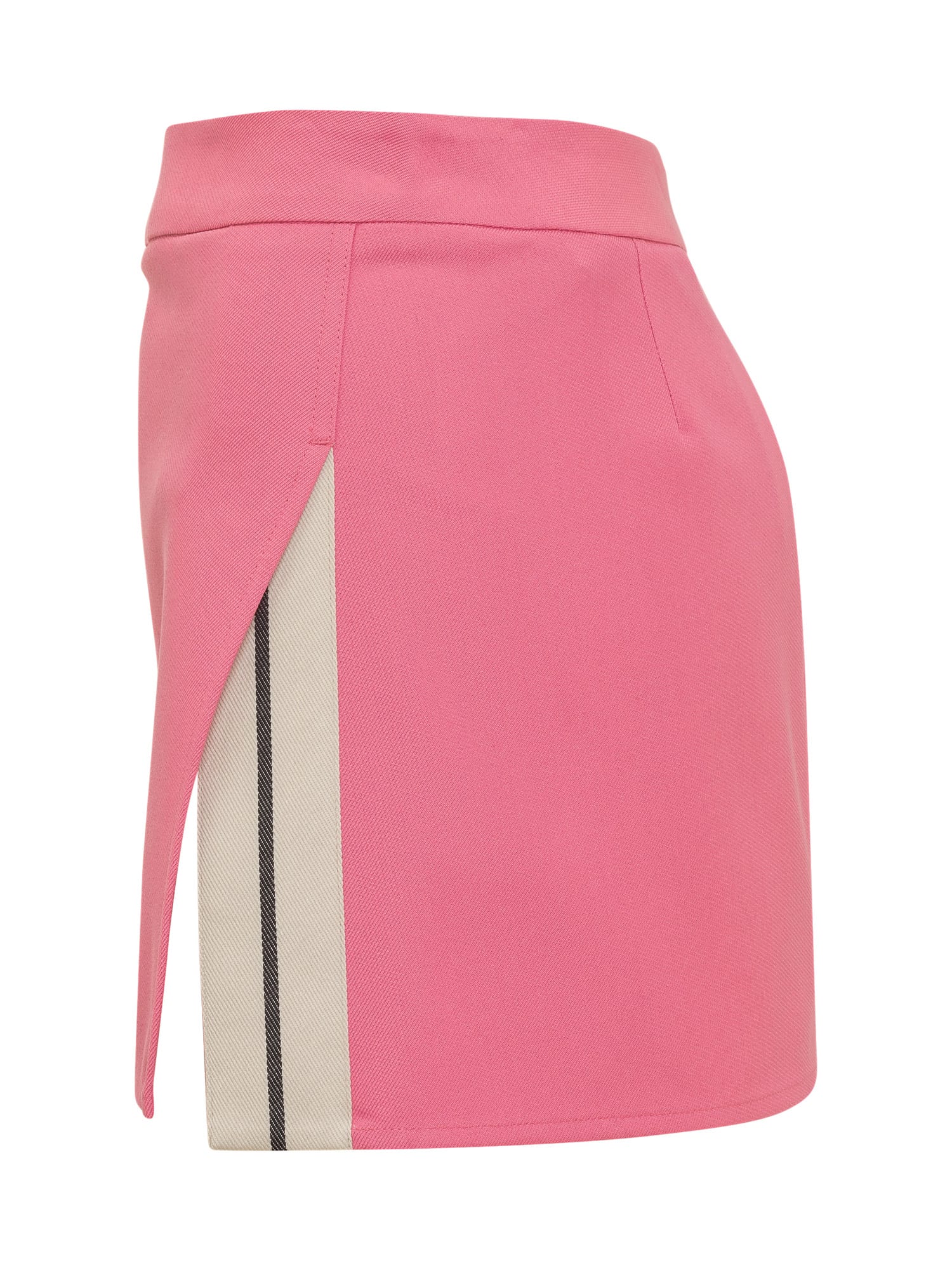 Shop Palm Angels Mini Track Skirt In Fuchsia