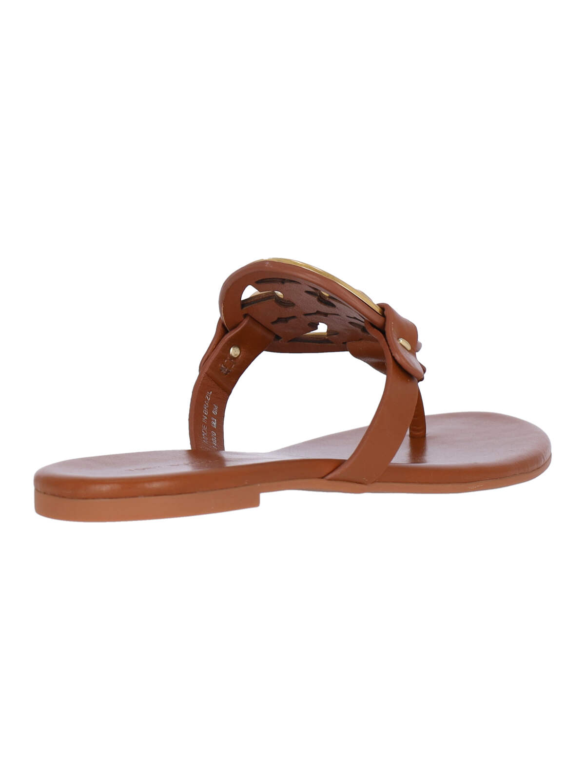 Shop Tory Burch Miller Thong Sandals In Brown