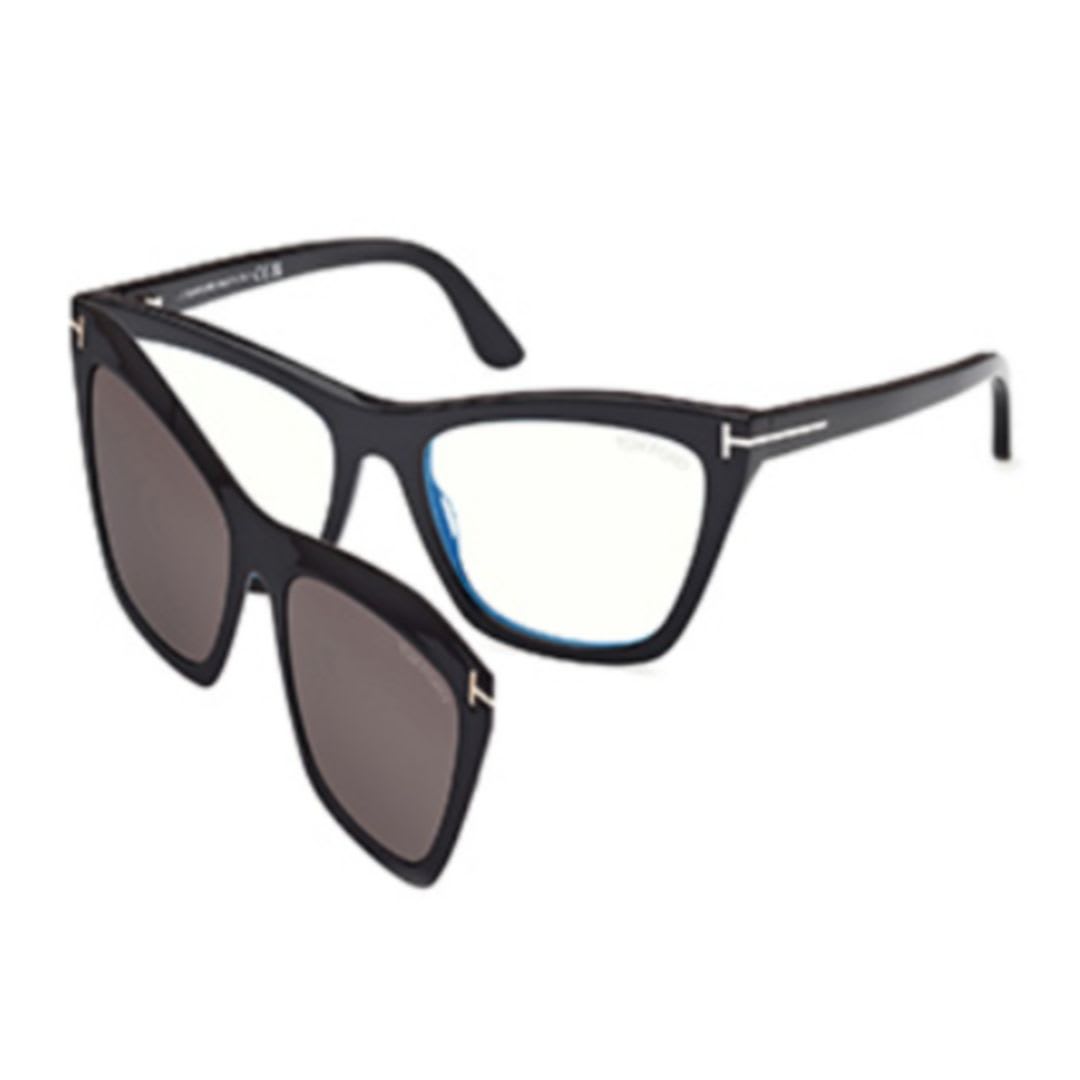 Tom Ford Ft5971-b 54001001 In 54001 - Nero Lucido