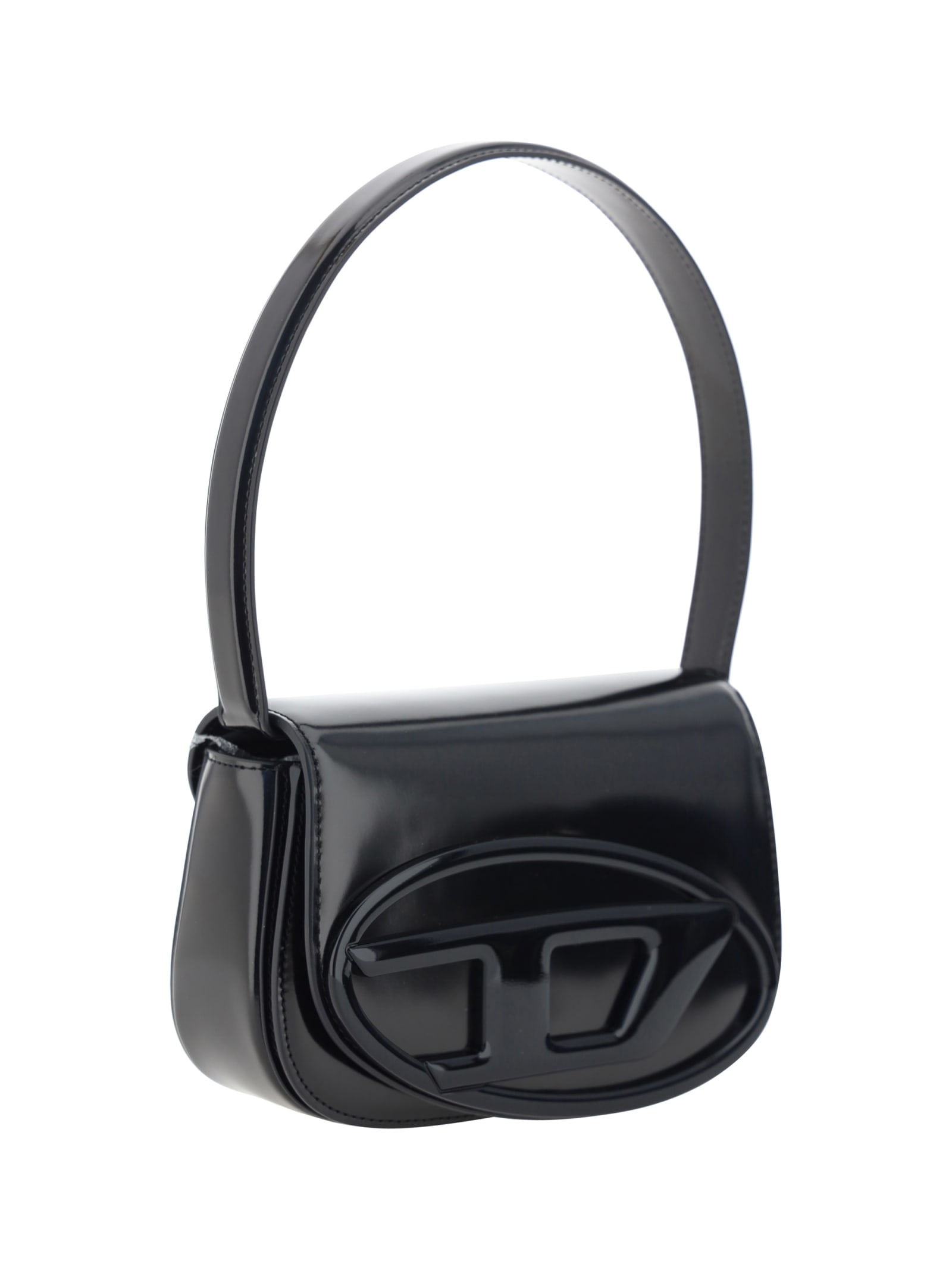 Shop Diesel Shoulder Bag In 001 - Black