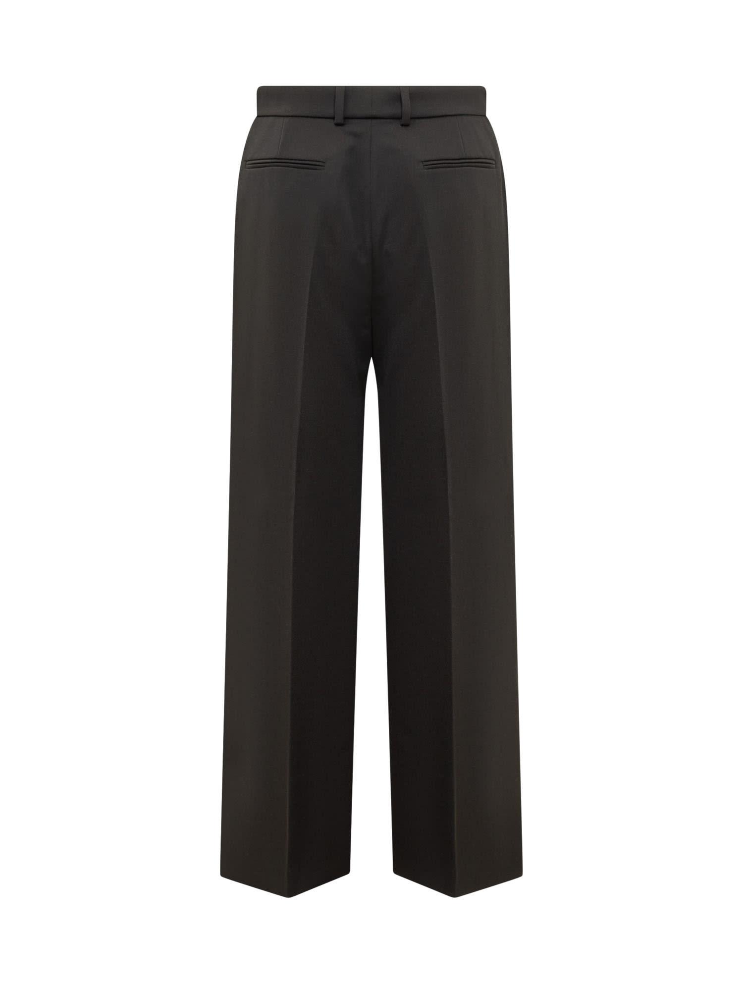 Shop Lanvin Tailored Pants In Black
