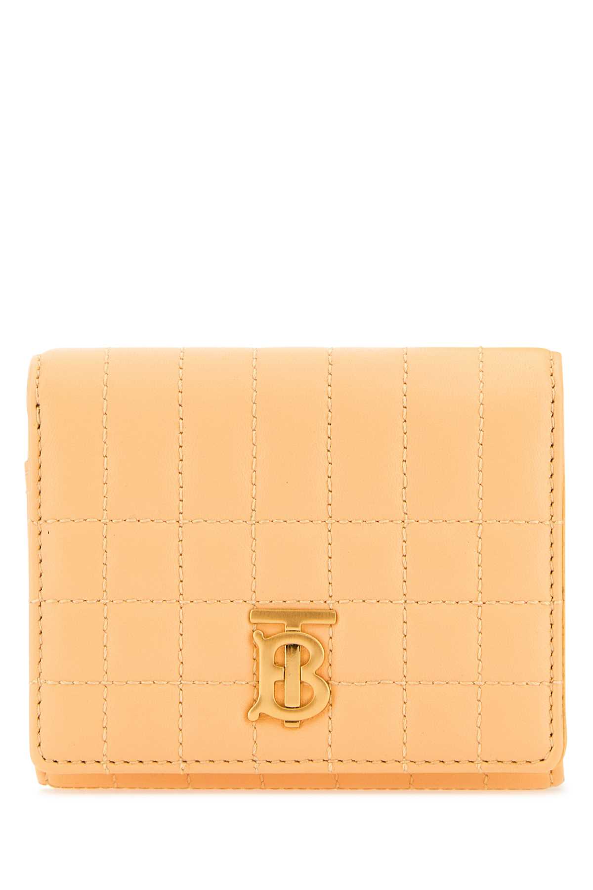 Burberry Peach Leather Small Lola Wallet