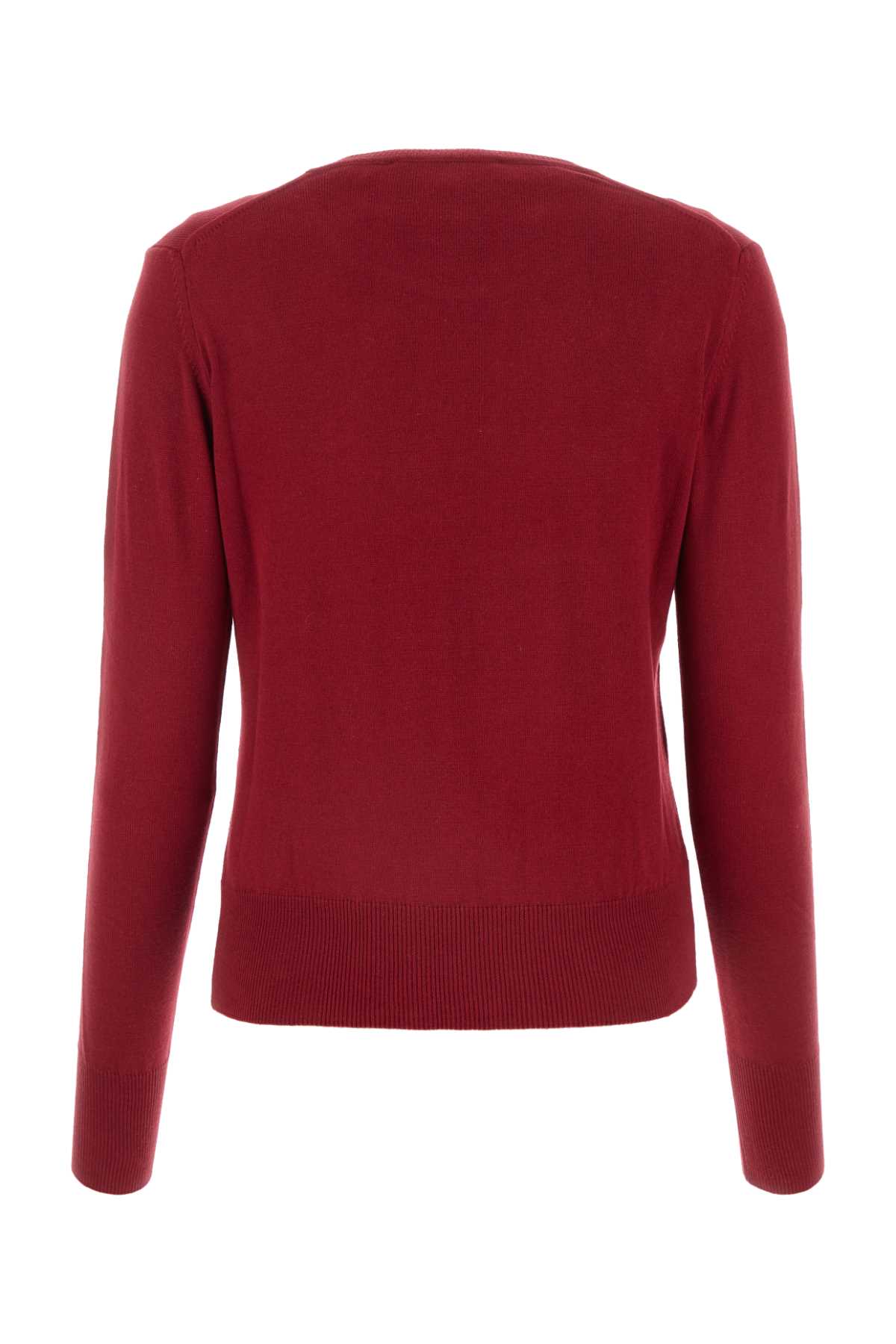 Shop Vivienne Westwood Burgundy Cotton Blend Bea Sweater In Wine