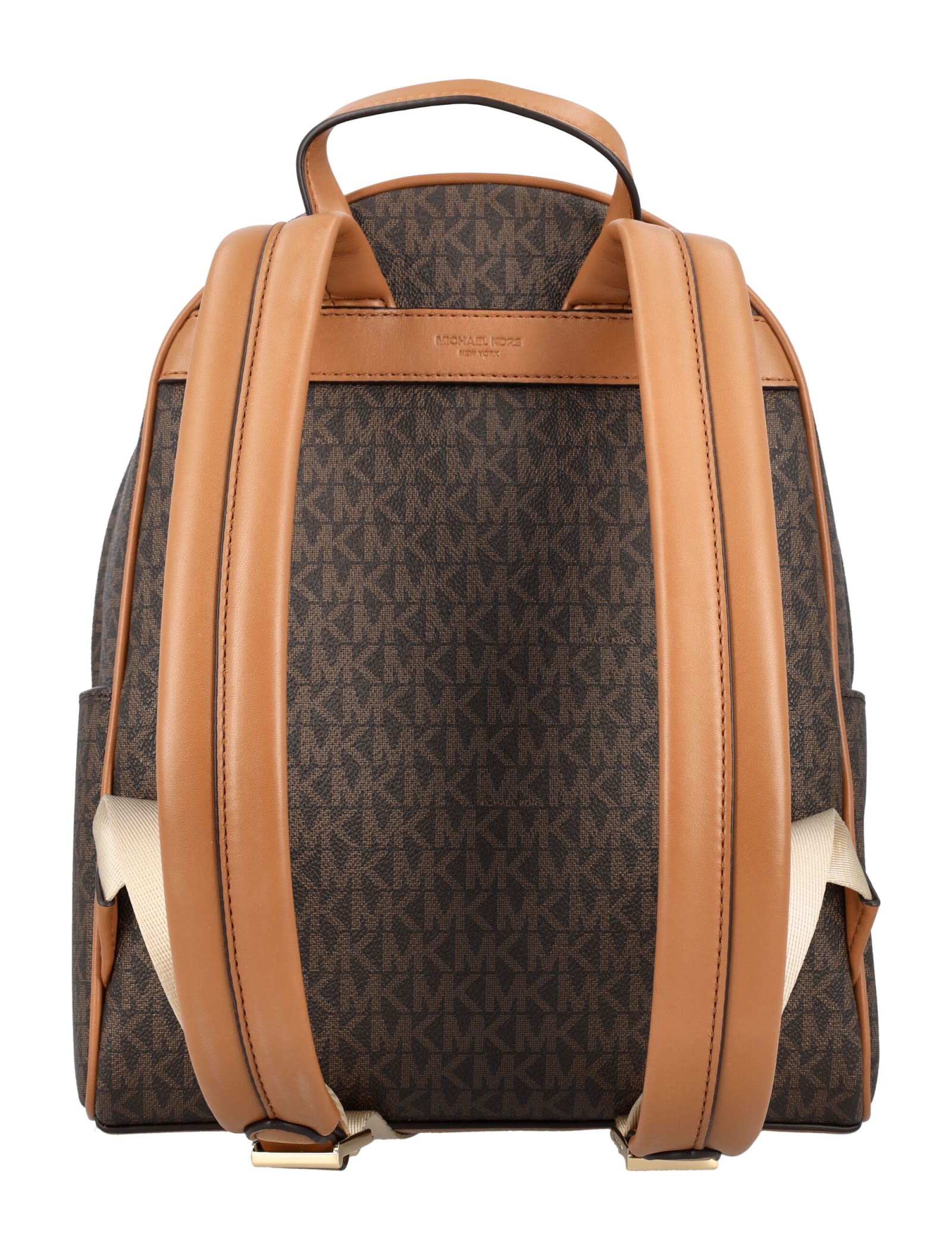 Shop Michael Michael Kors Bex Md Backpack In Brn/acorn