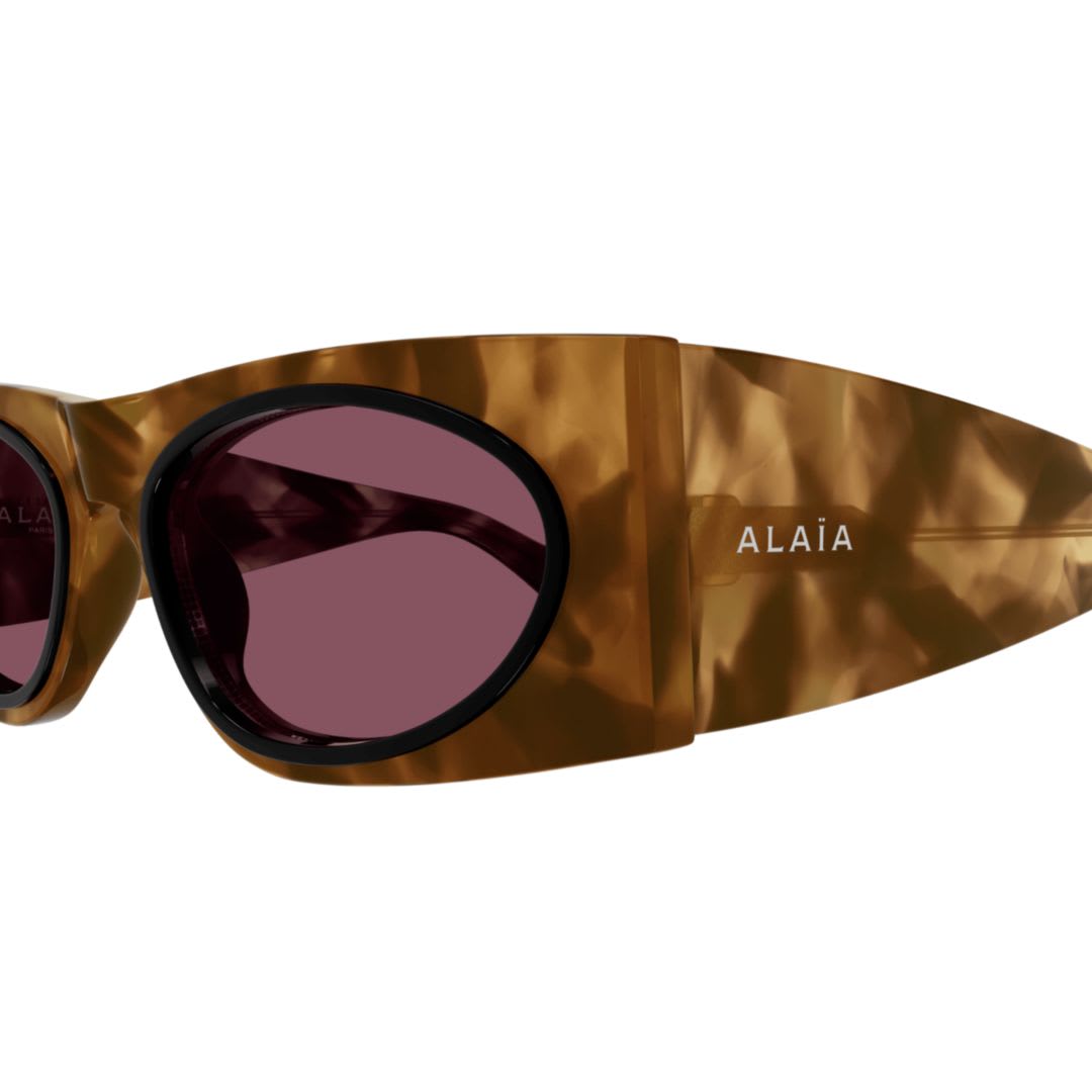 Alaïa Aa0085s003 Havana Havana Red In Brown