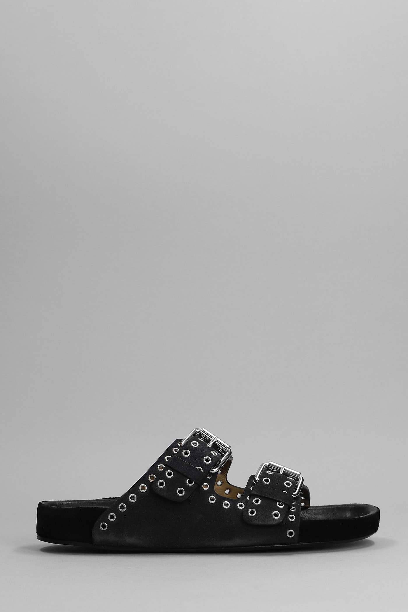Isabel Marant Lennyo Flats In Black Suede