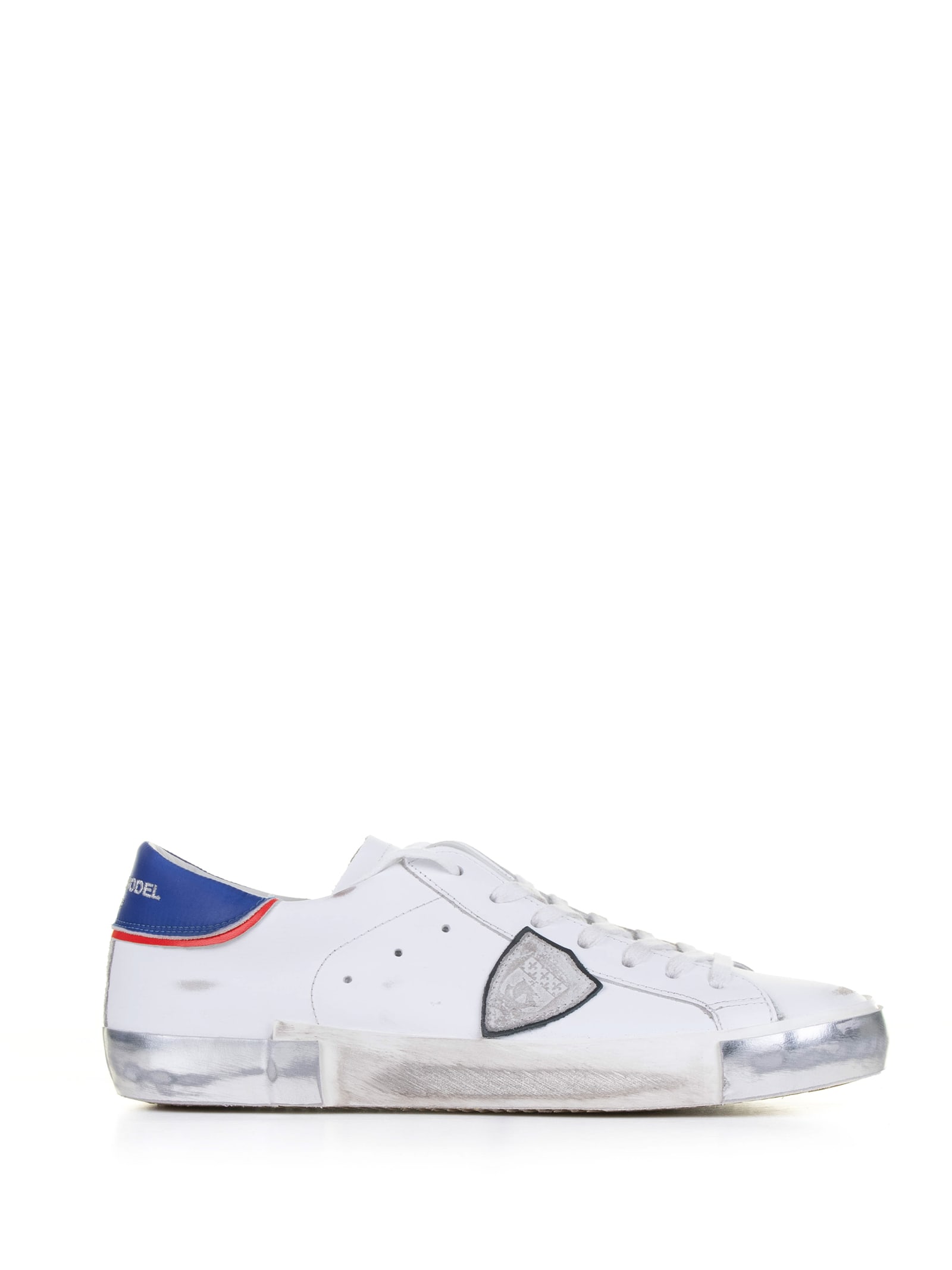 Philippe Model Sneakers In Blanc Bluette