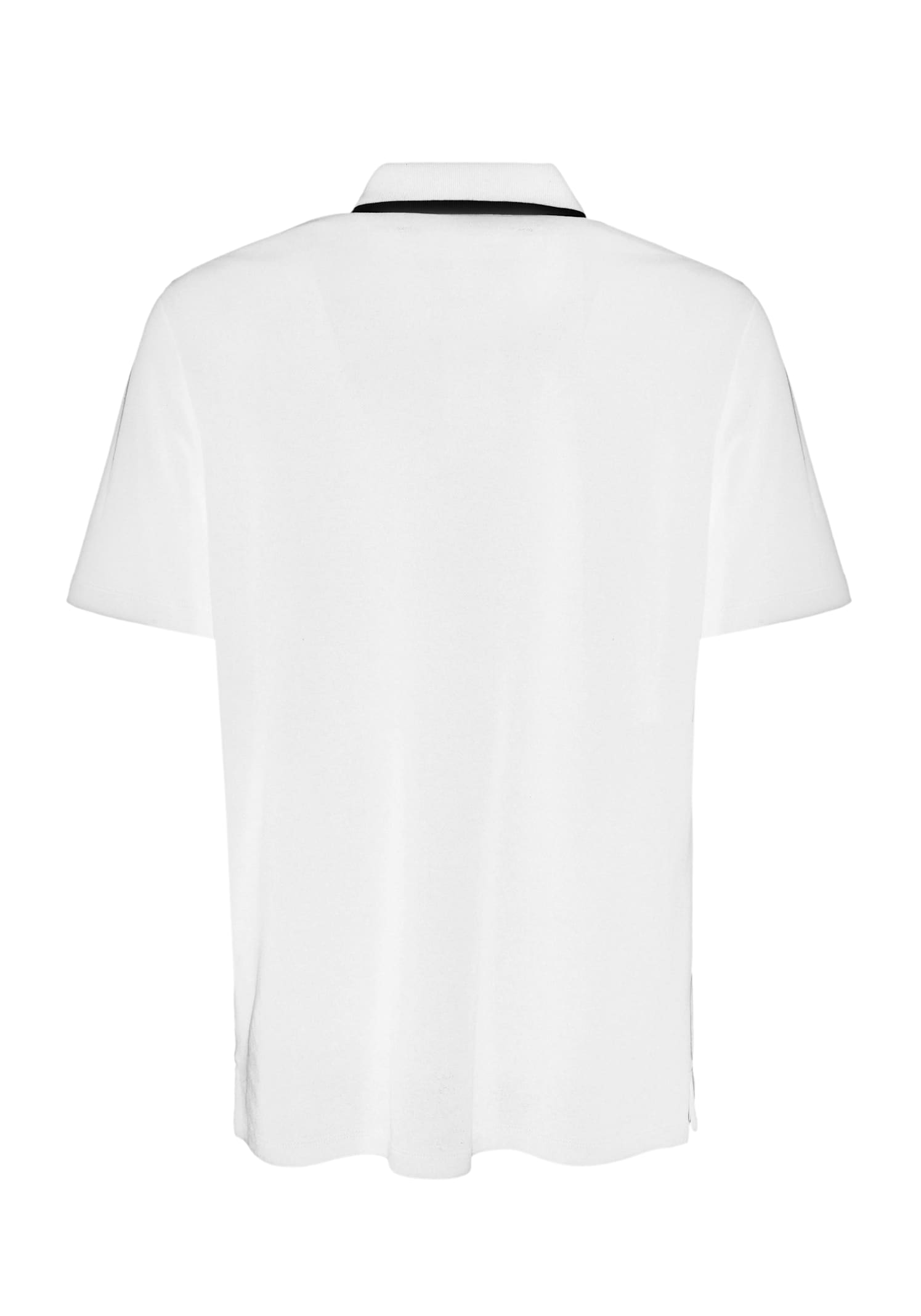 Just Cavalli Logo-embroidered Cotton Polo Shirt In White