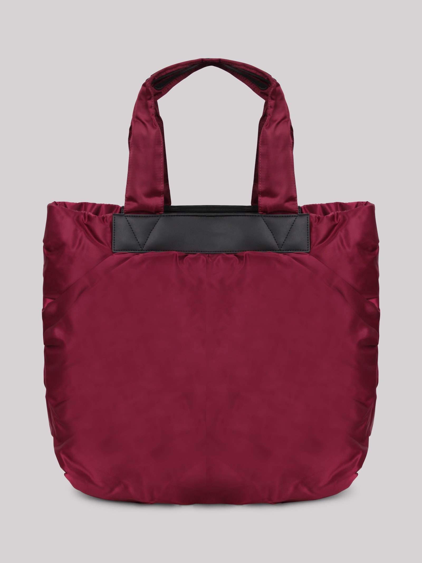 Shop Veecollective Vee Collective Large Caba Ruched Tote Bag