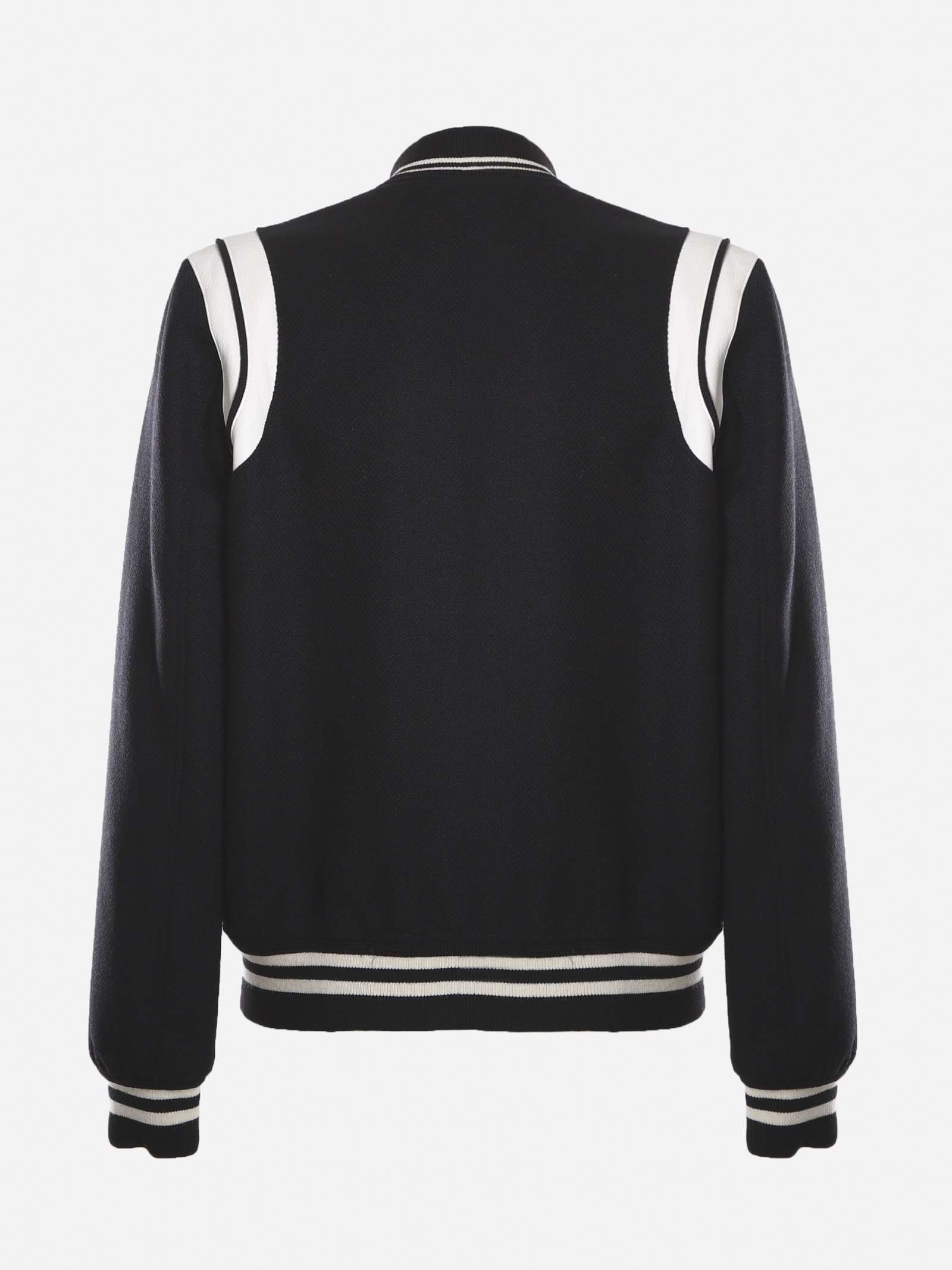 Shop Saint Laurent Teddy Jacket In Black