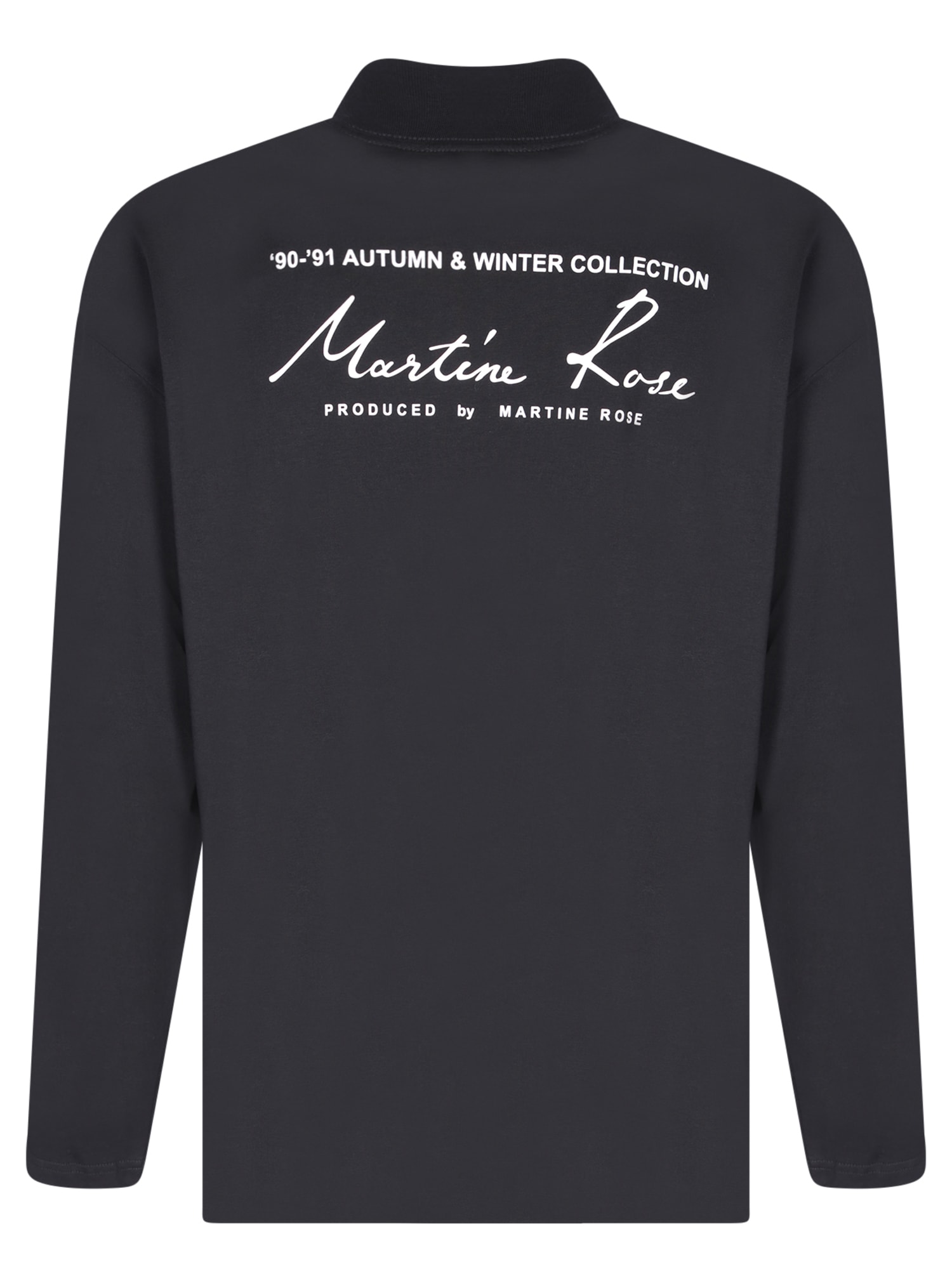 Shop Martine Rose Logo Black T-shirt
