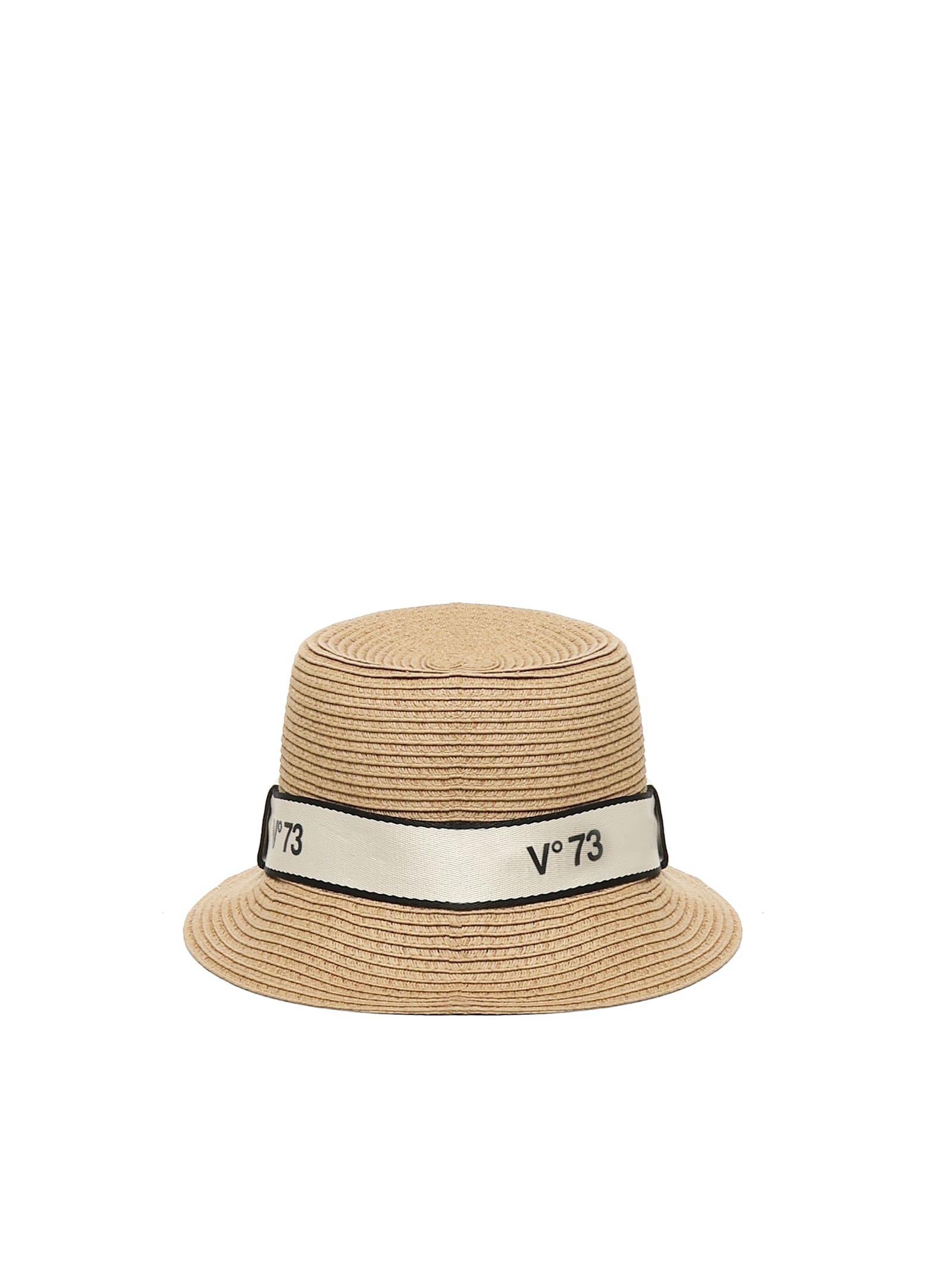 V73 RAFFIA BUCKET HAT 