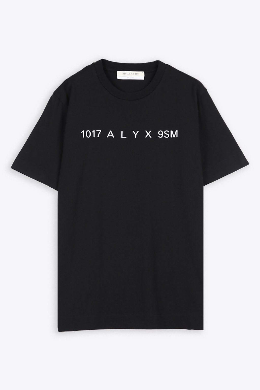 ALYX COLLECTION LOGO S/S TEE BLACK COTTON T-SHIRT WITH FRONT LOGO - COLLECTION LOGO TEE