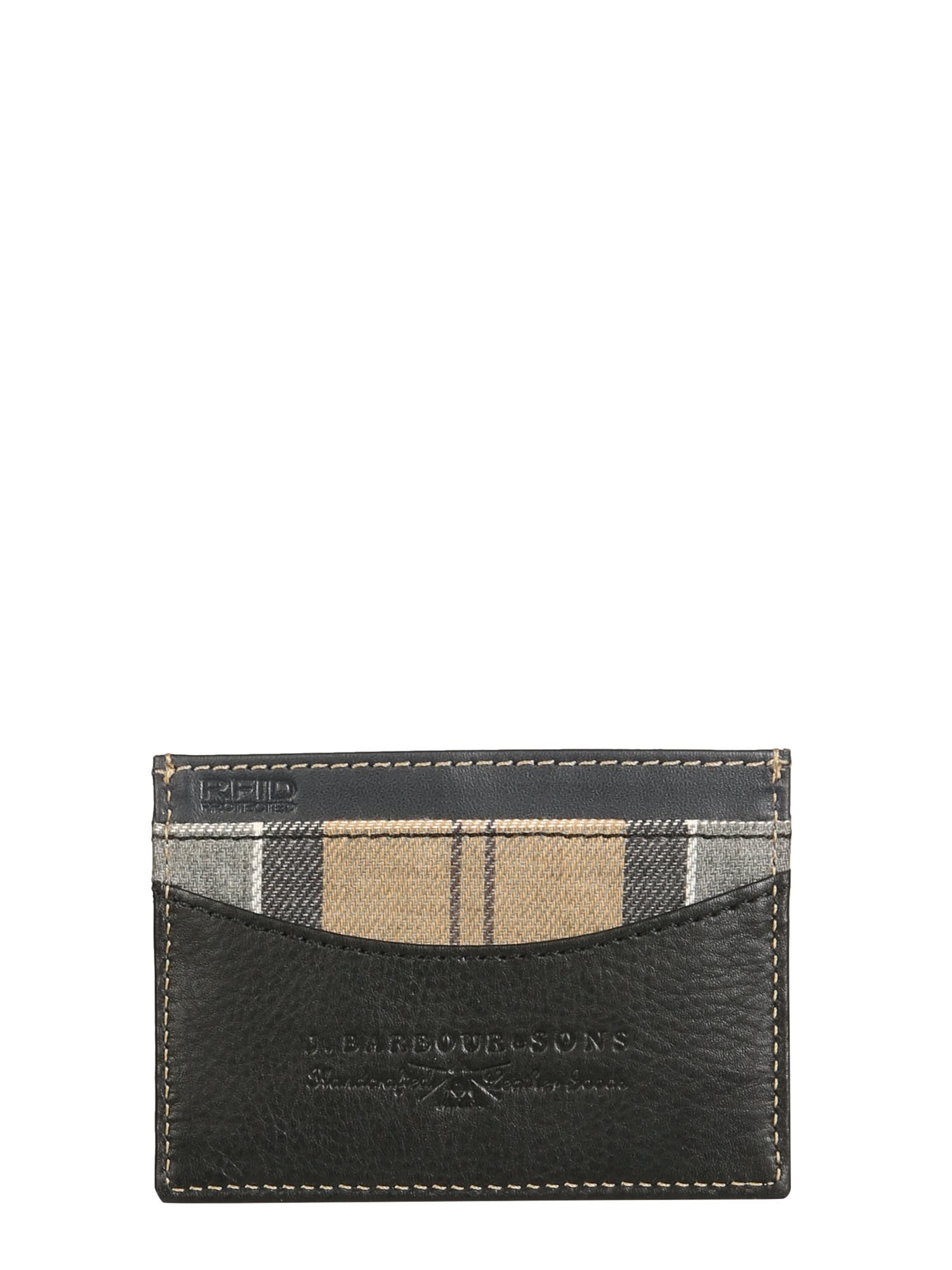Barbour Card Holder With Logo