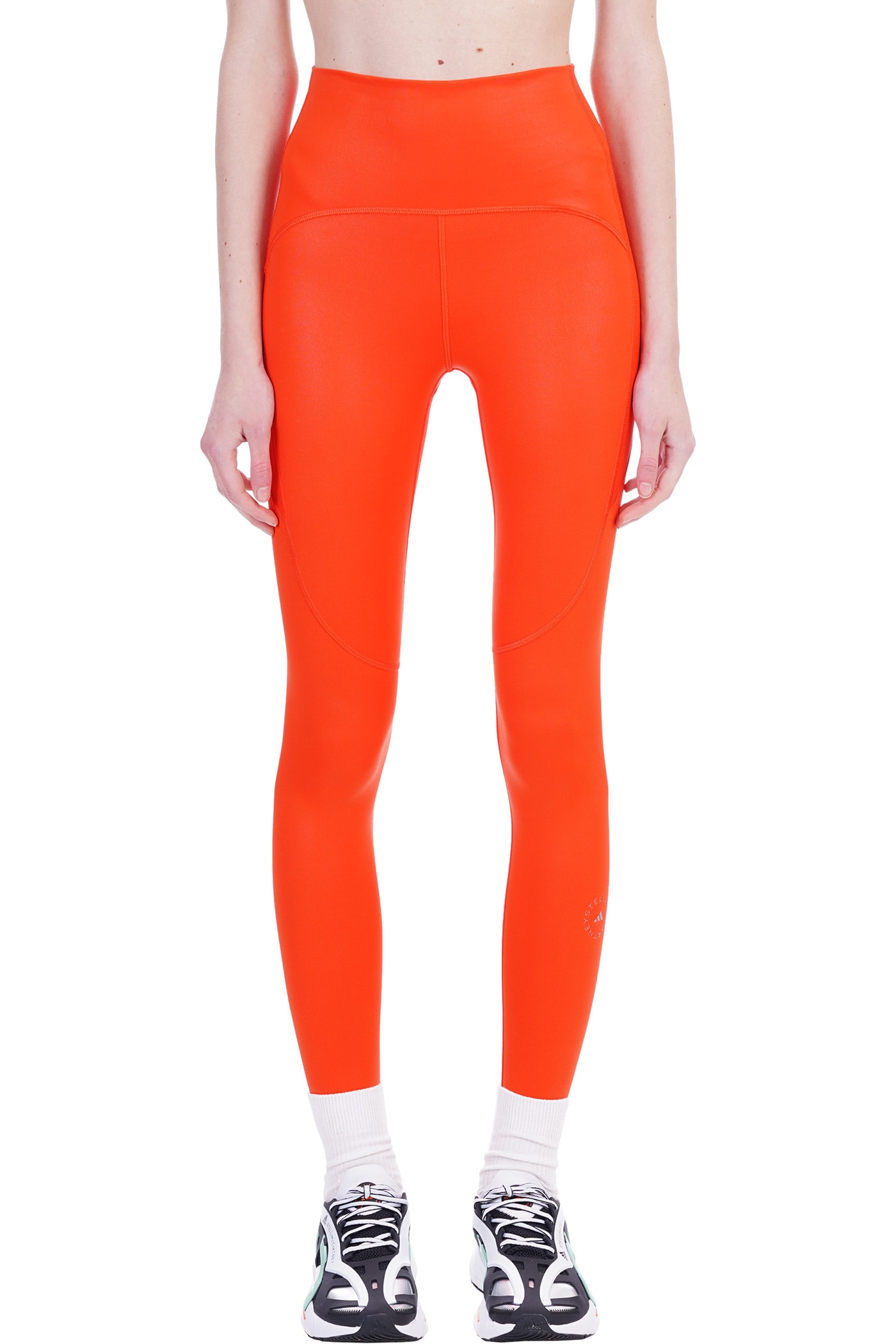 Adidas by Stella McCartney Leggins In Orange Synthetic Fibers