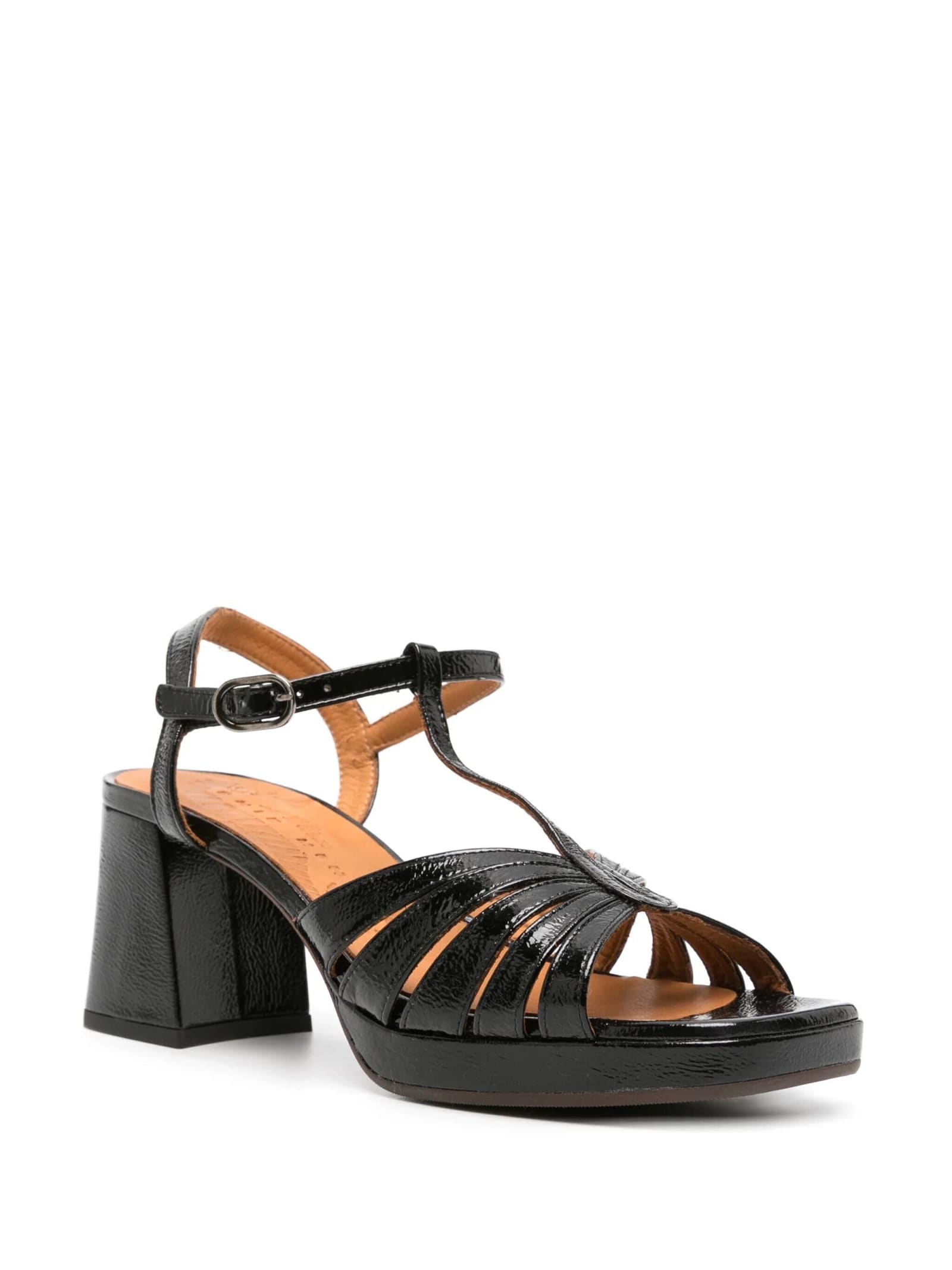 Shop Chie Mihara Sandali Tacco 55 In Negro