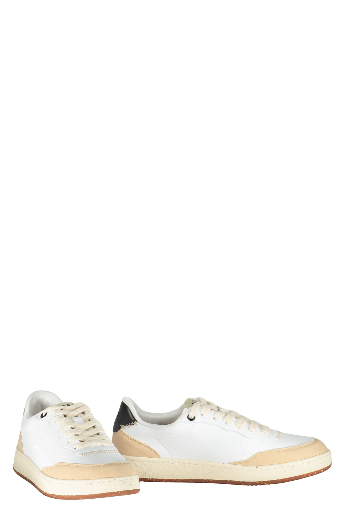 Acbc Elegant White Shoes With Light Beige Sole In White