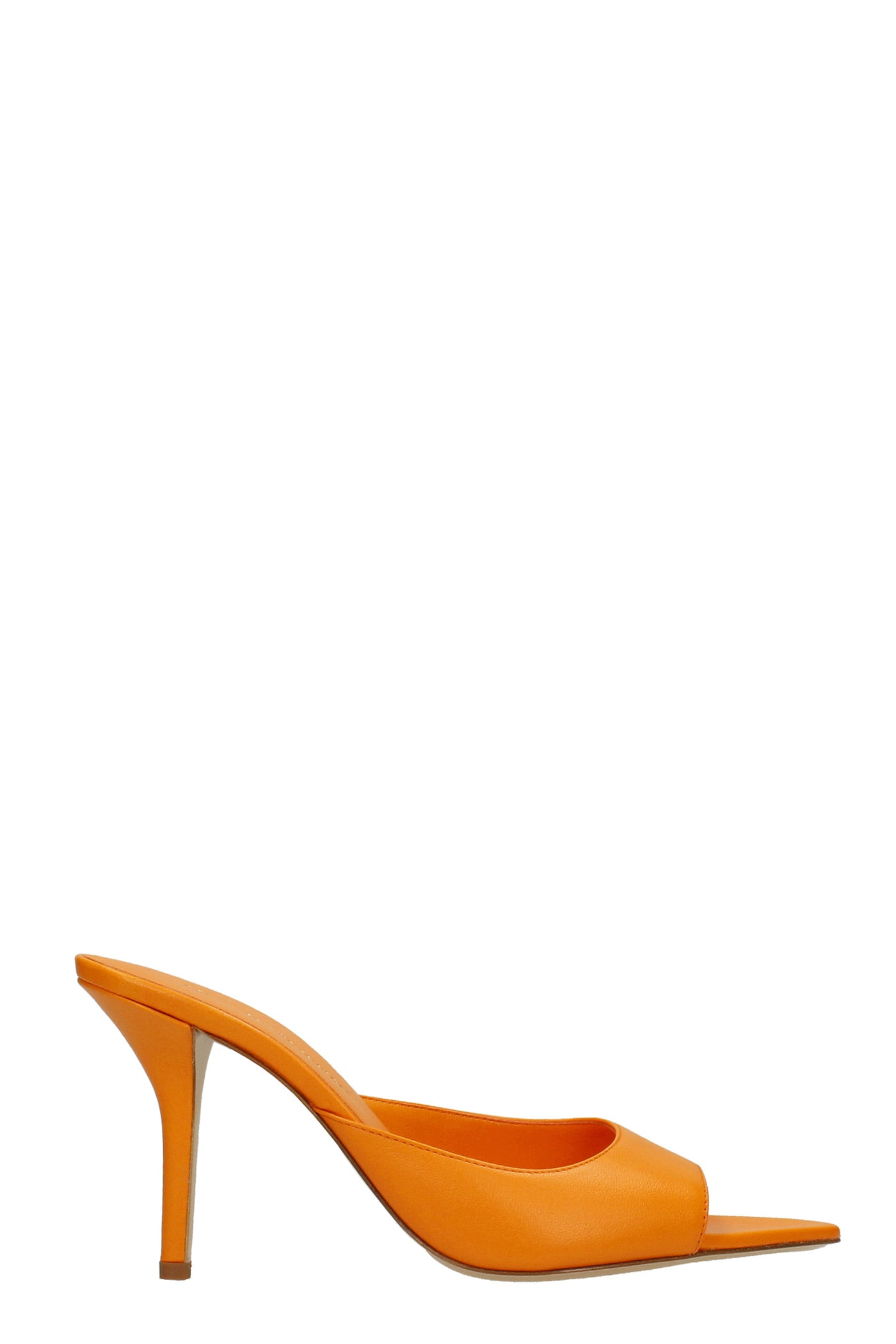 Gia X Pernille Teisbaek Perni 04 Sandals In Orange Leather