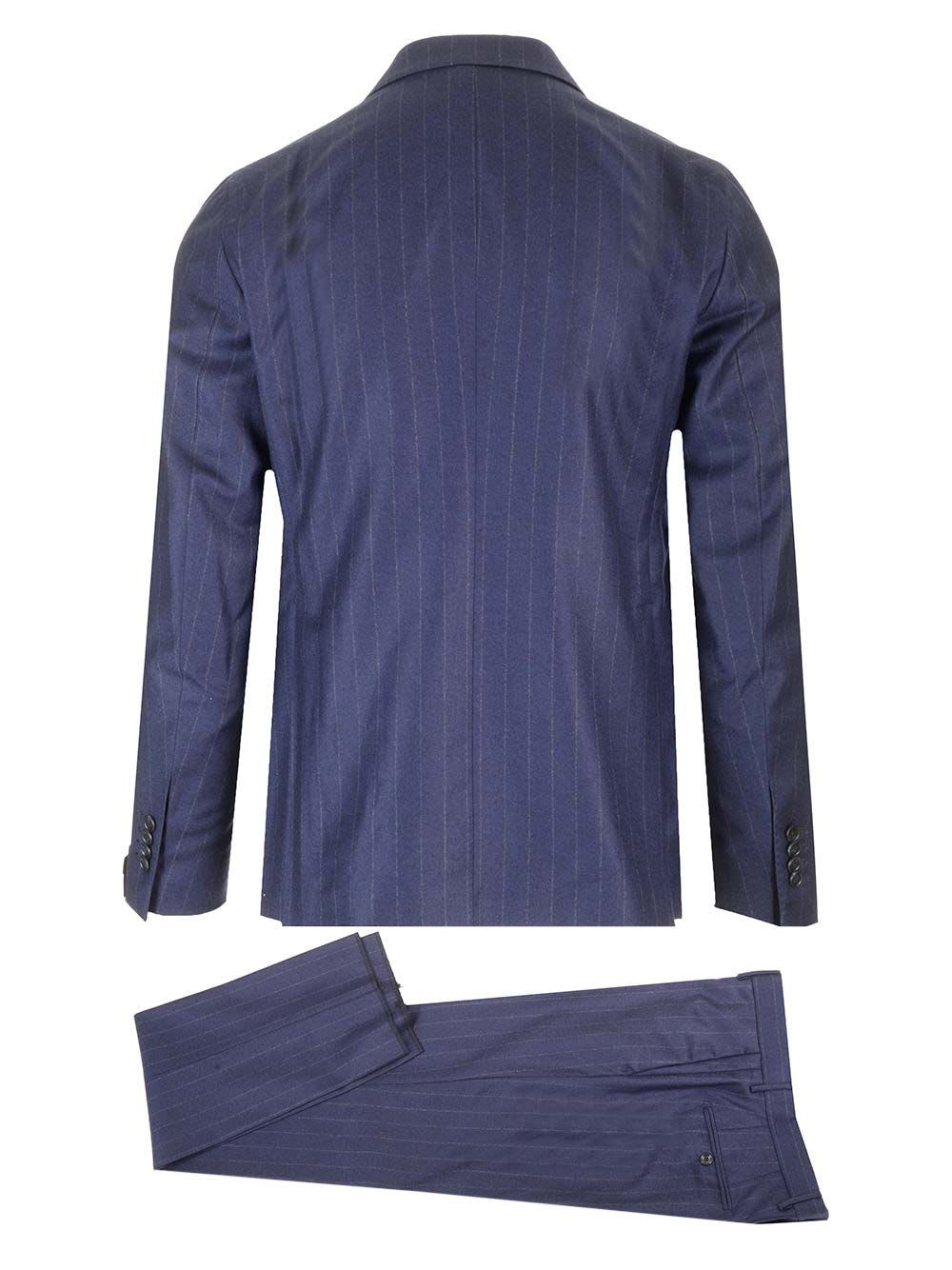 Shop Tagliatore Montecarlo Prince Of Wales Suit In Super 110s Wool In Blue