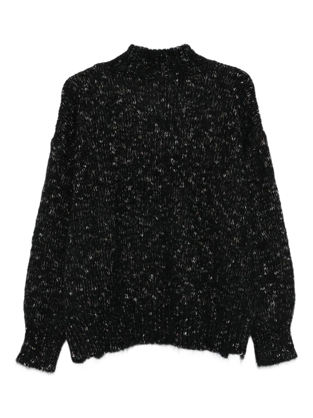 Alysi Turtle-neck Sweater In Black
