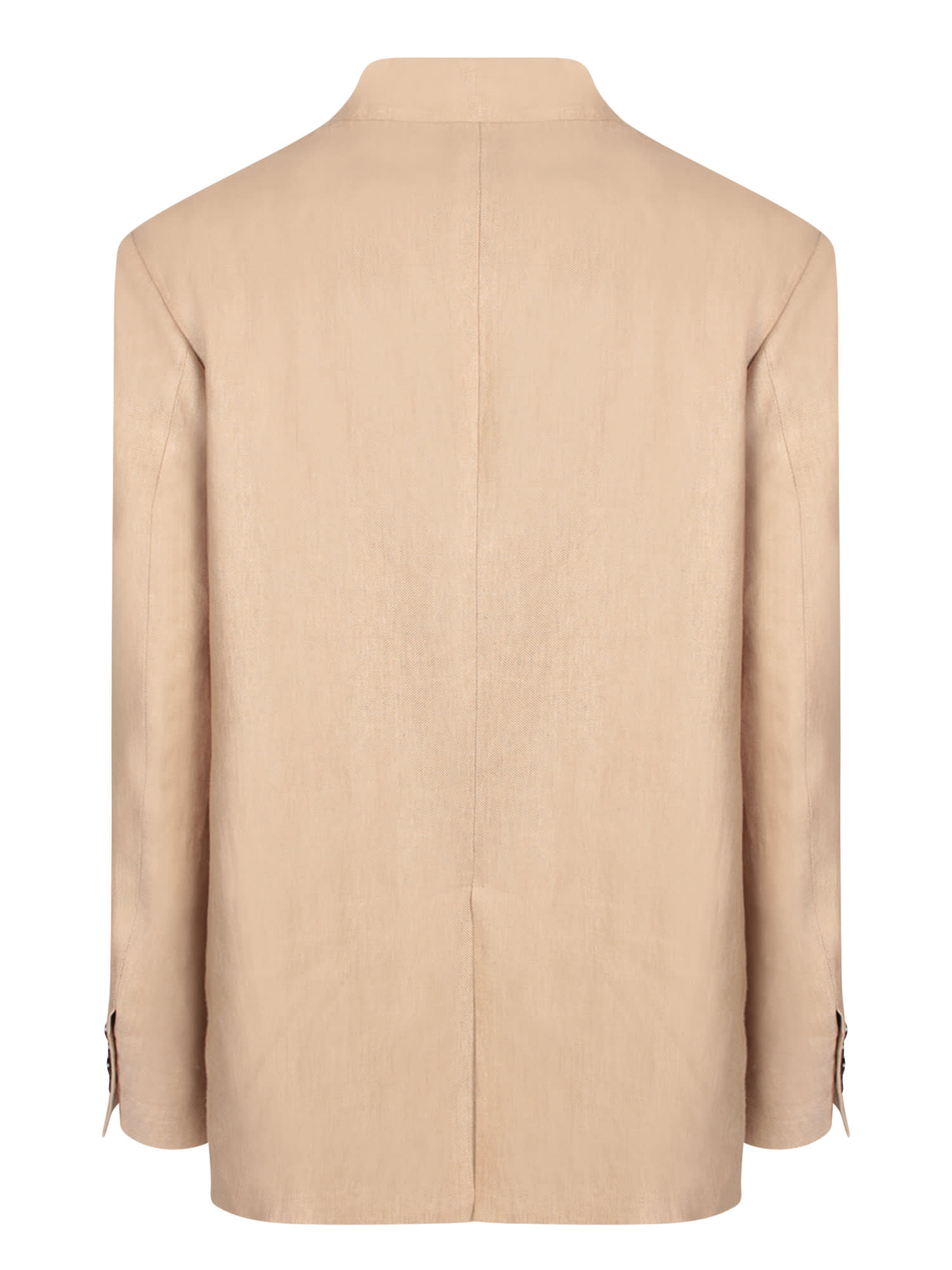 INCOTEX LEDA DARK BEIGE LINEN JACKET
