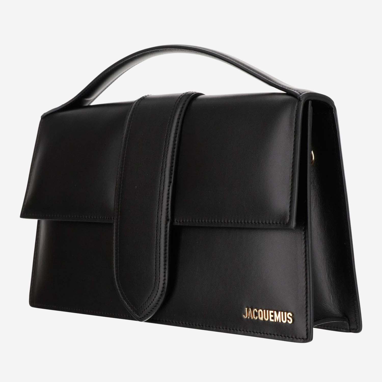 Shop Jacquemus Le Bambinou Bag In Black